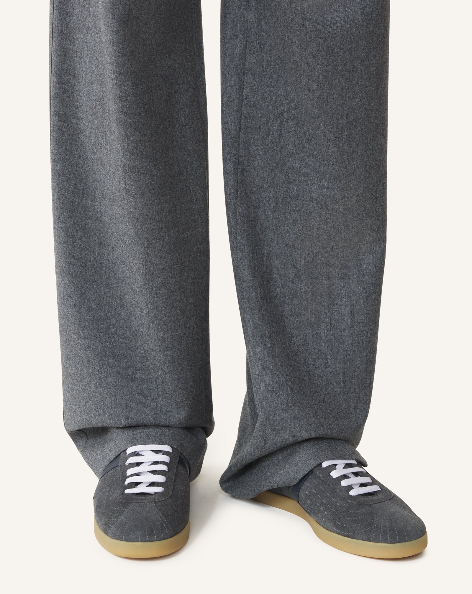 SNEAKERS GLEN 2.0 EN CUIR GRIS