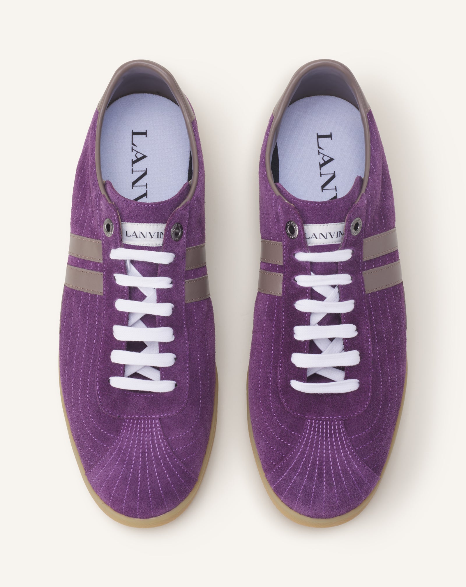 SNEAKERS GLEN 2.0 EN CUIR VIOLET