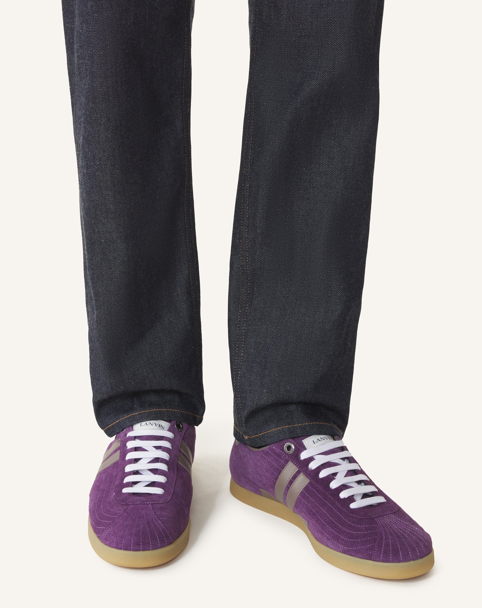 SNEAKERS GLEN 2.0 EN CUIR VIOLET