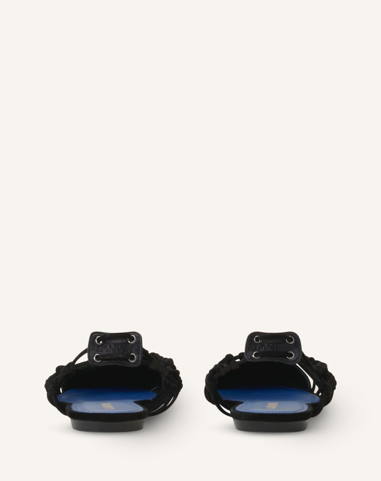 BALLERINE SLINGBACK KNITLINE EN CUIR