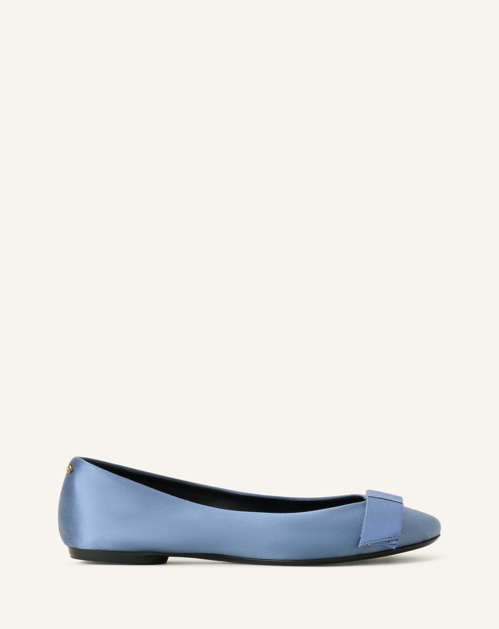 LA BALLERINE NOEUD EN SATIN BLEU
