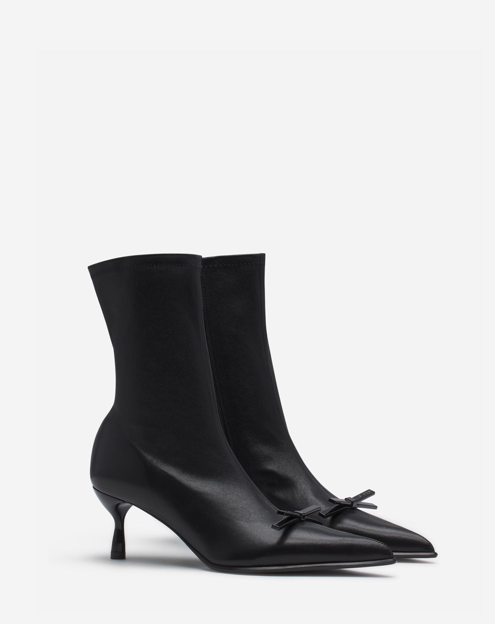 BOTTINES LANVIN BOW EN CUIR