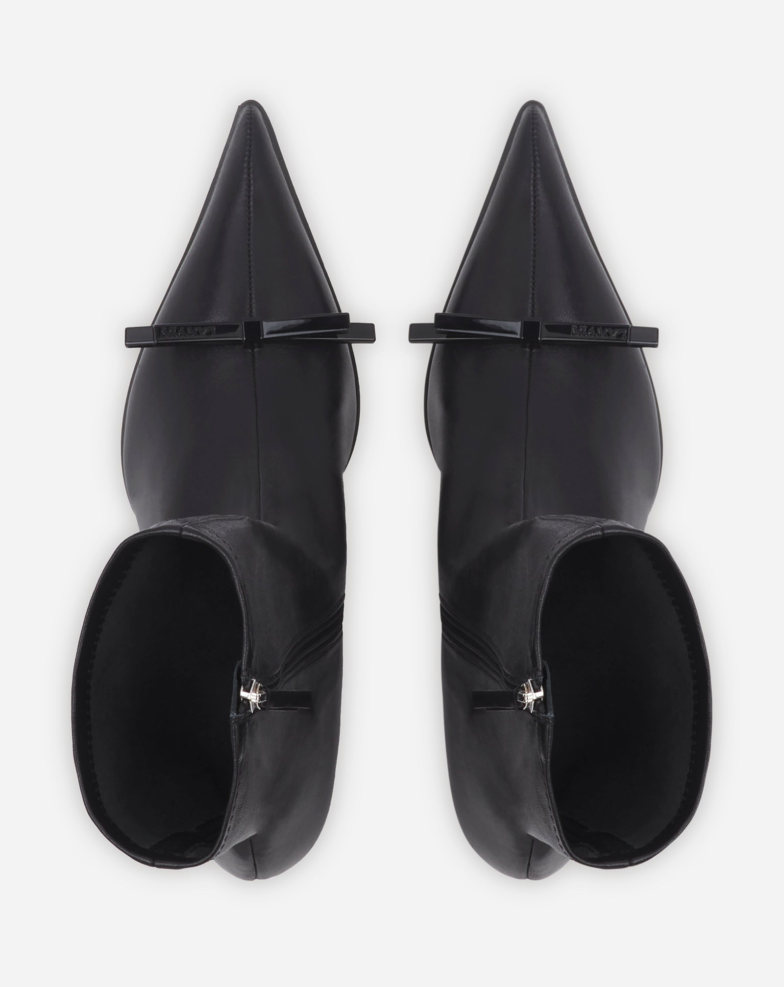 BOTTINES LANVIN BOW EN CUIR