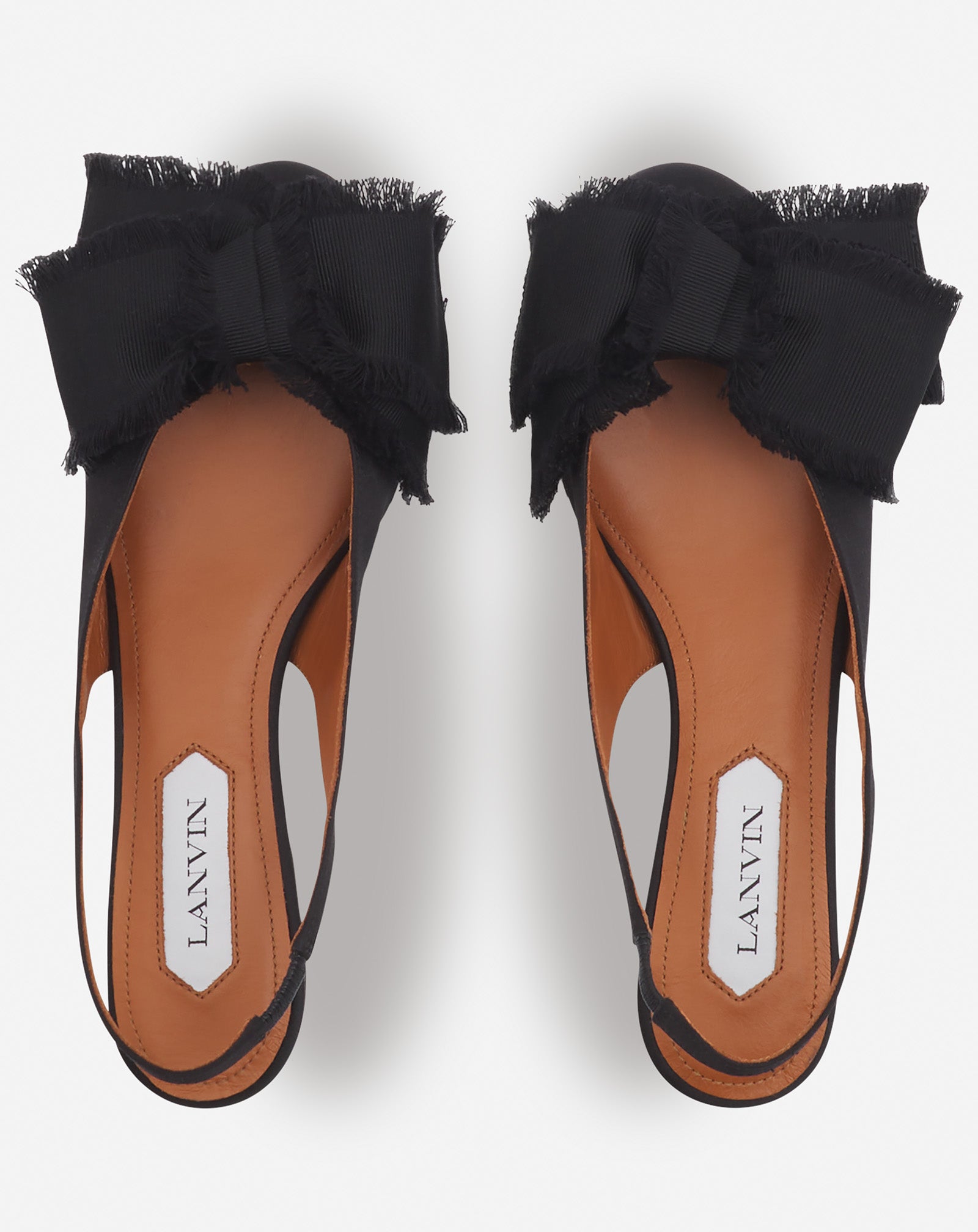 SLINGBACK BALLERINE EN SATIN