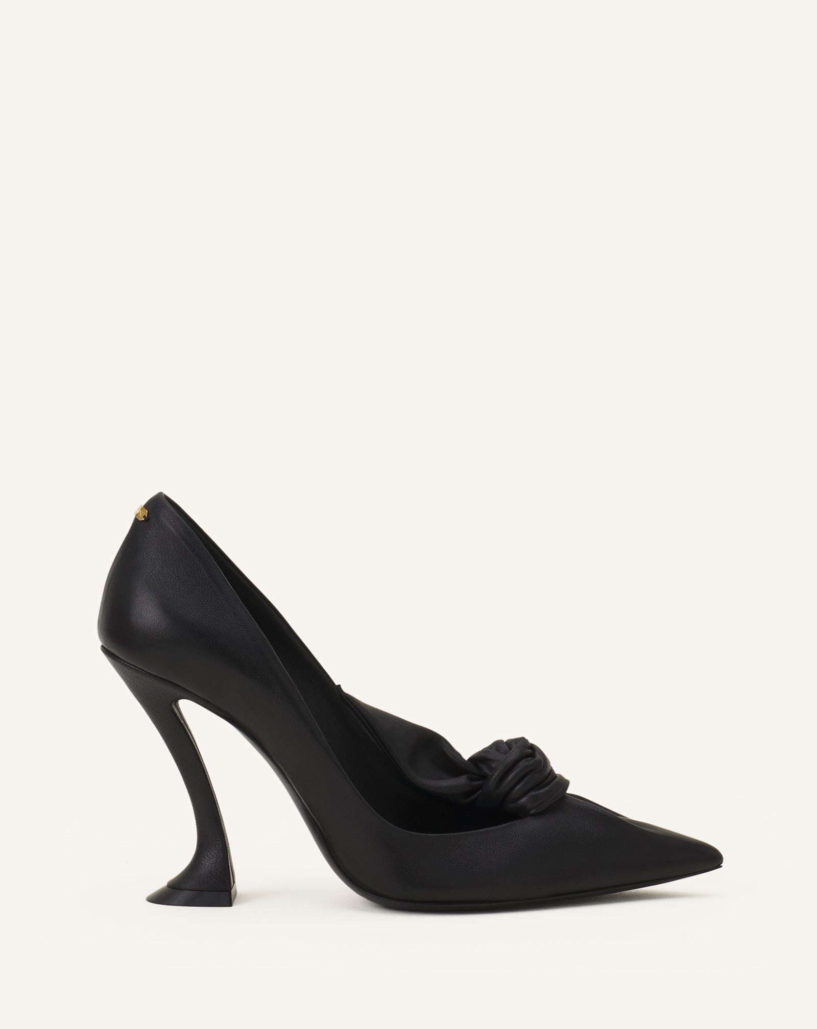 ESCARPIN MIDNIGHT STEP NOEUD EN CUIR