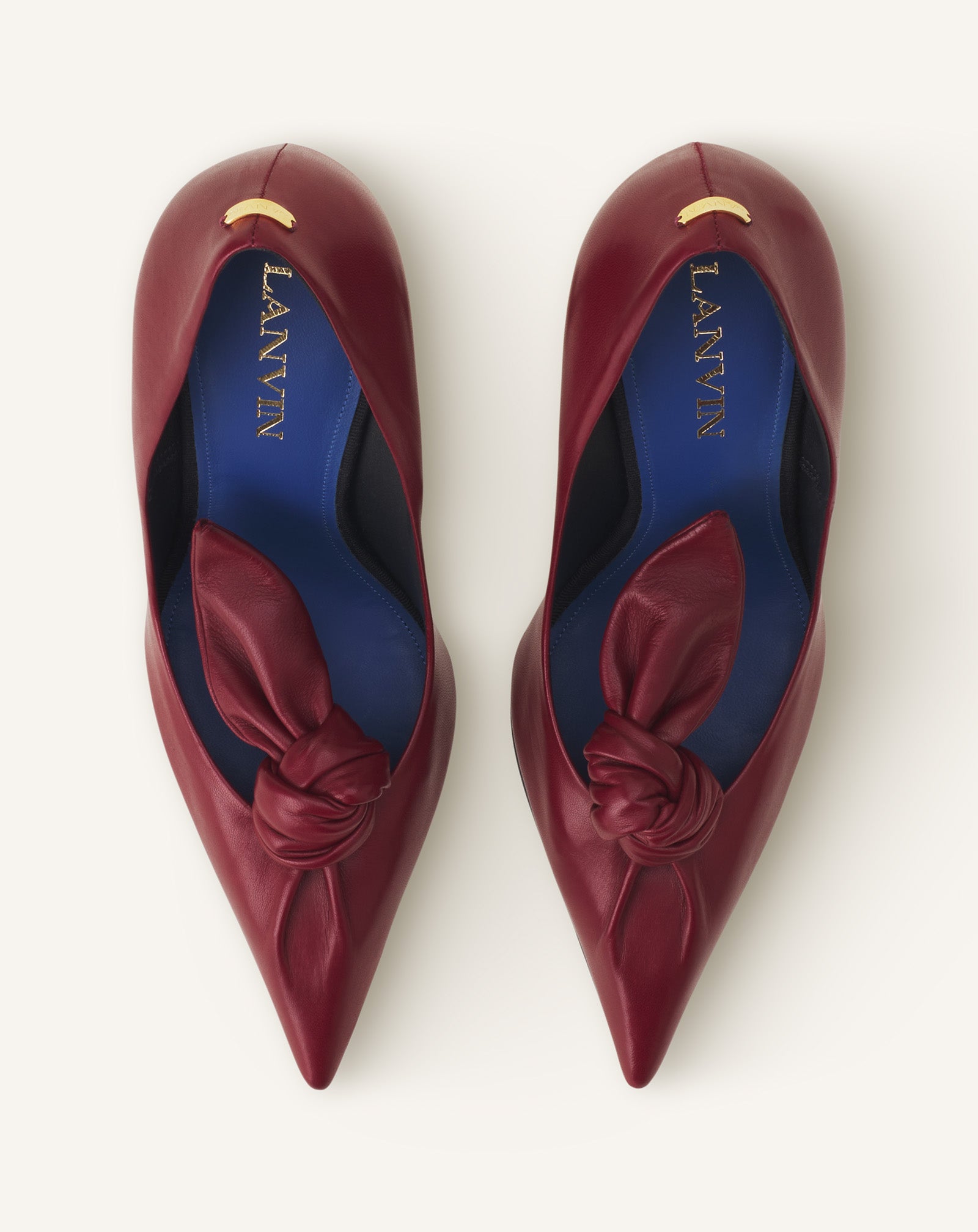 ESCARPIN MIDNIGHT STEP NOEUD EN CUIR