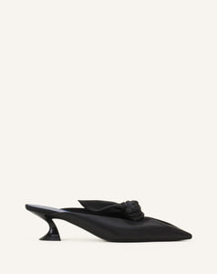 Translation missing: fr.MULE À TALON MIDNIGHT STEP NOEUD EN CUIR