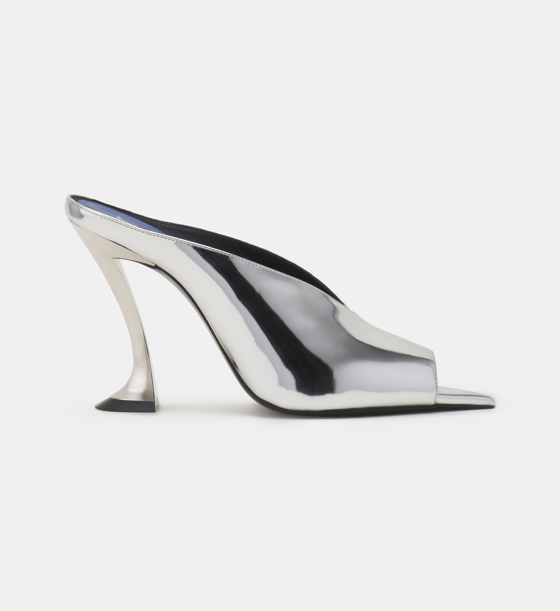 MULE MIDNIGHT STEP EN CUIR MÉTALLIQUE