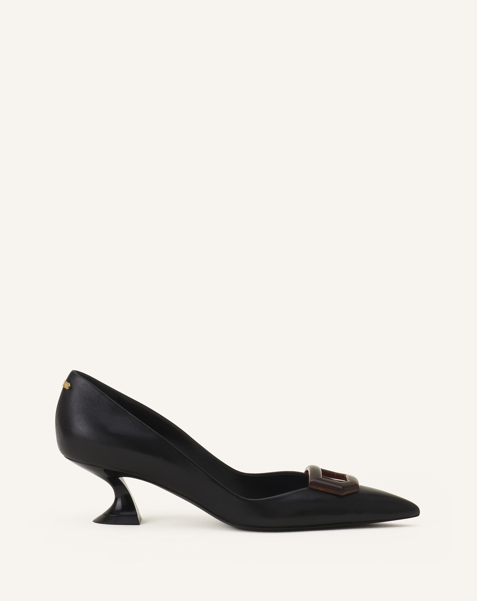 ESCARPIN À BOUCLE MIDNIGHT STEP EN CUIR