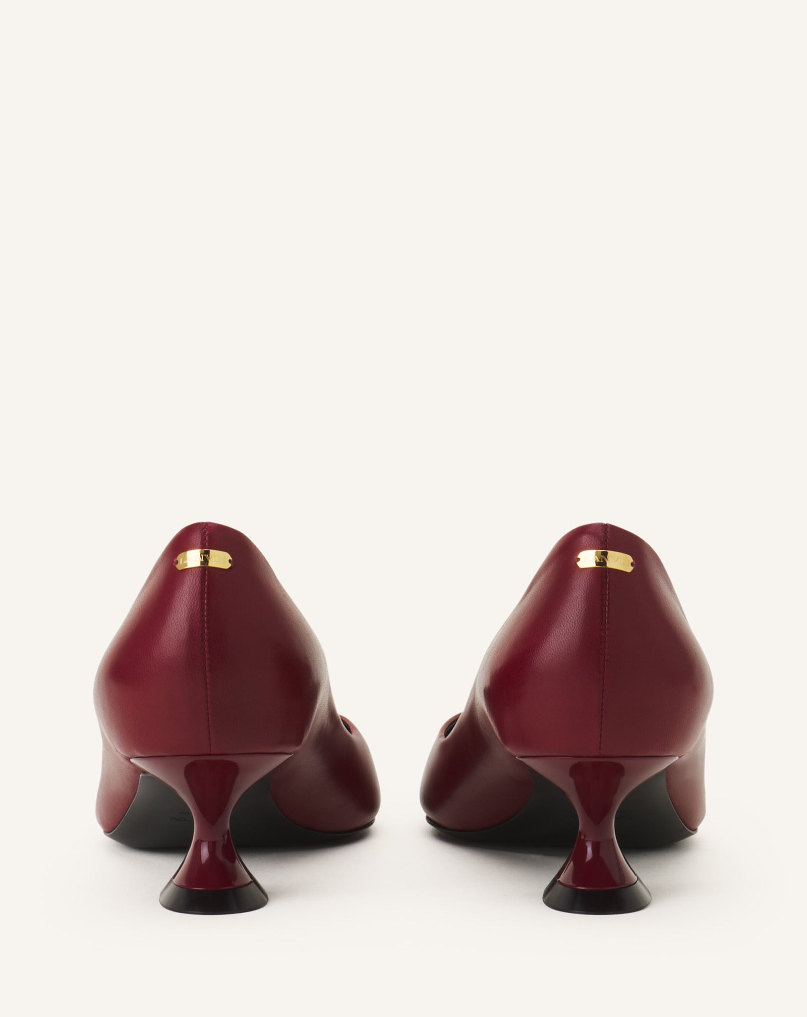 ESCARPIN MIDNIGHT STEP EN CUIR MARRON