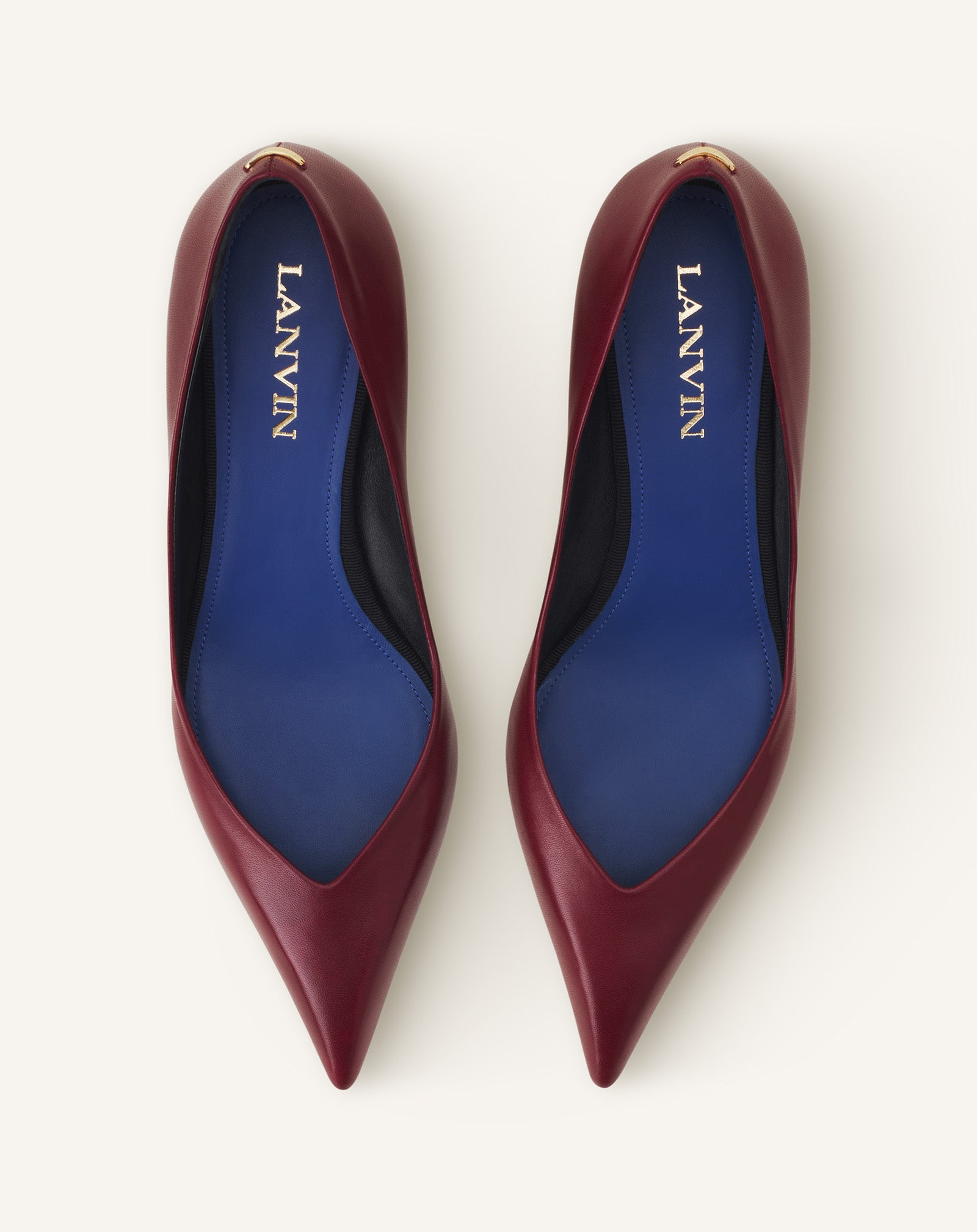 ESCARPIN MIDNIGHT STEP EN CUIR MARRON