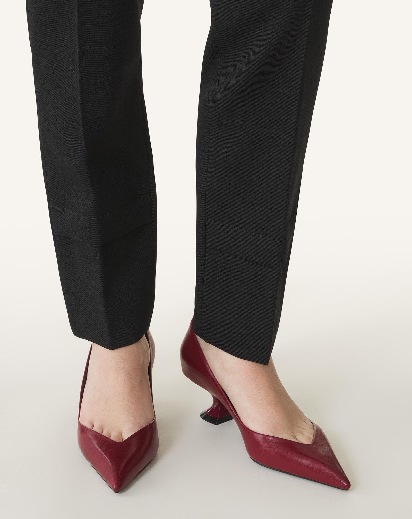 ESCARPIN MIDNIGHT STEP EN CUIR MARRON