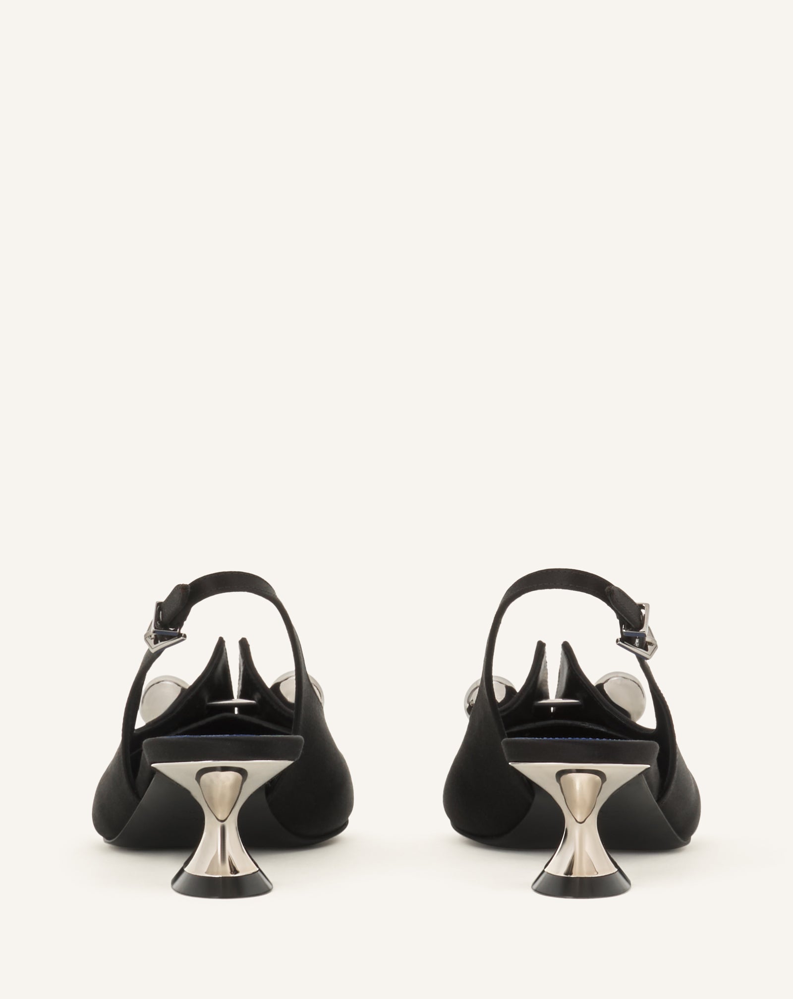 SLINGBACK MIDNIGHT STEP NOIR