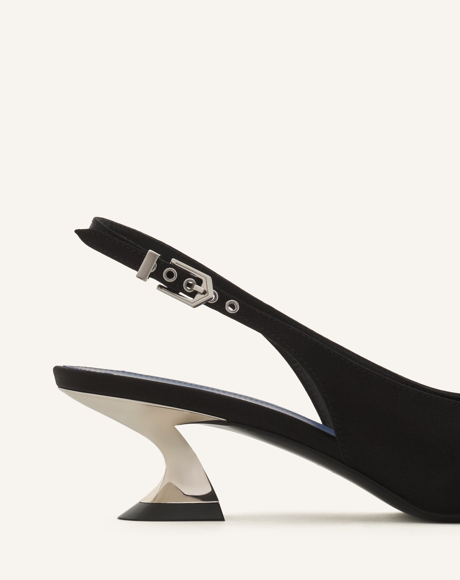 SLINGBACK MIDNIGHT STEP NOIR