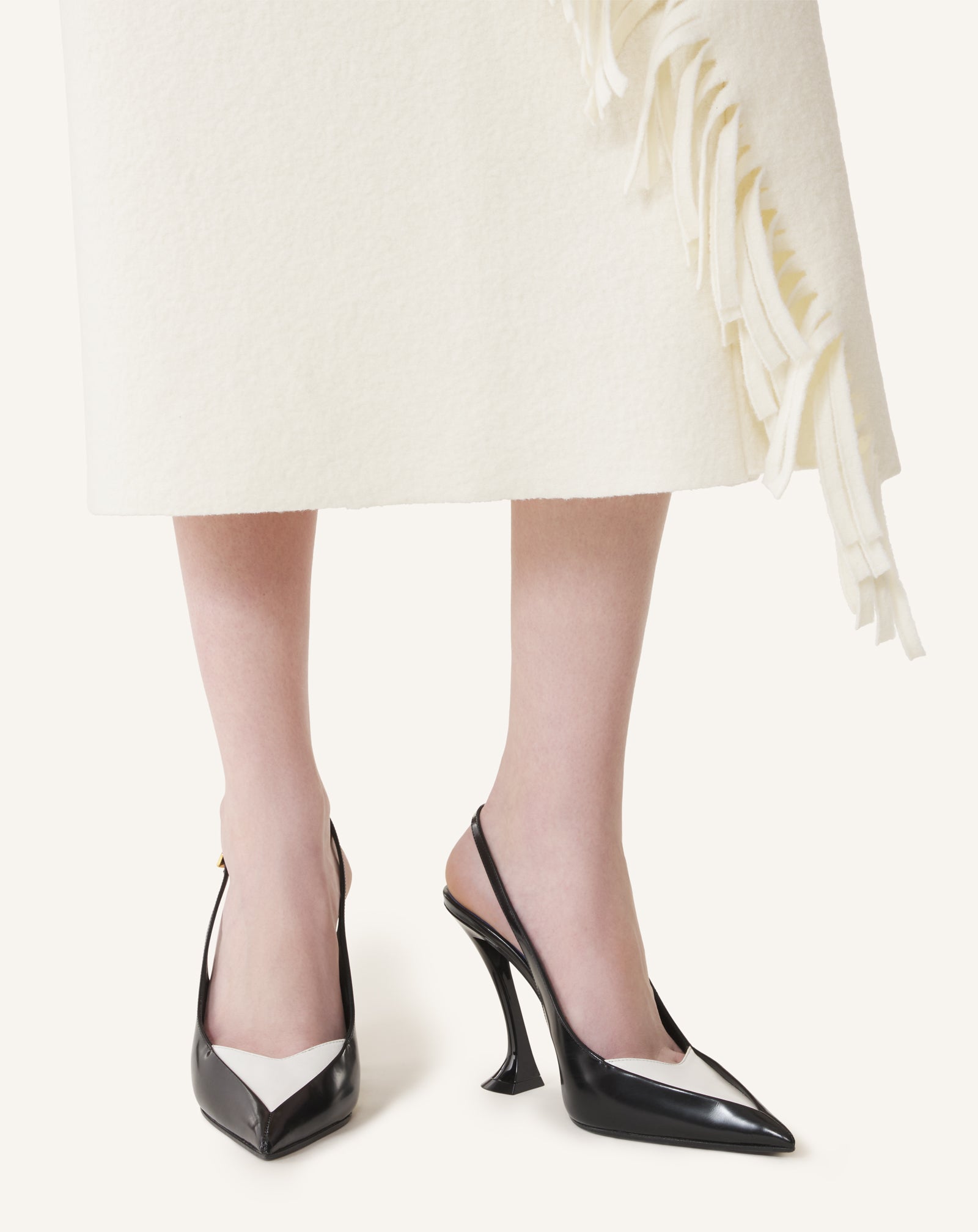 SLINGBACK SERENADE EN CUIR
