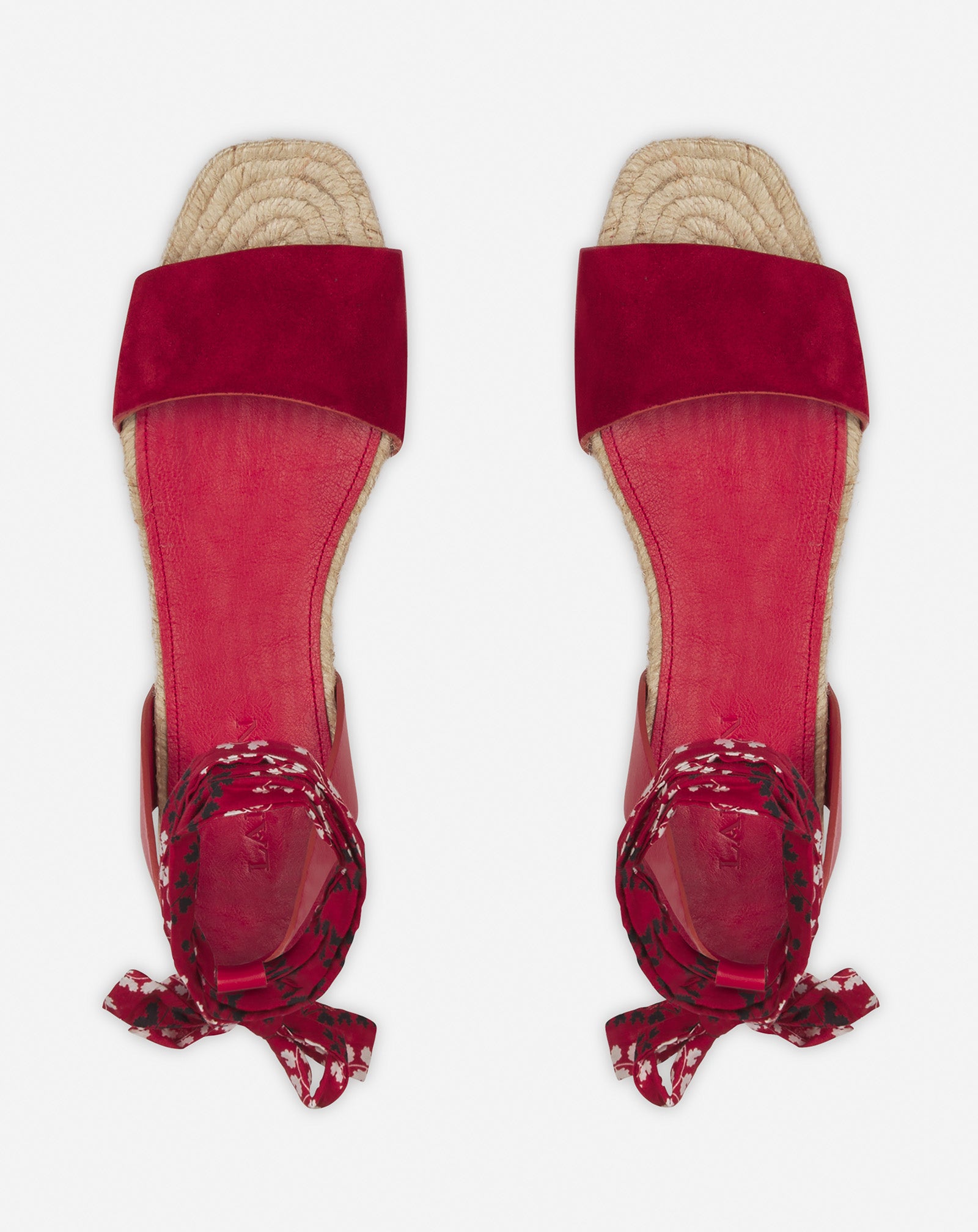 SANDALES  PLATES DOMRA EN SUEDE