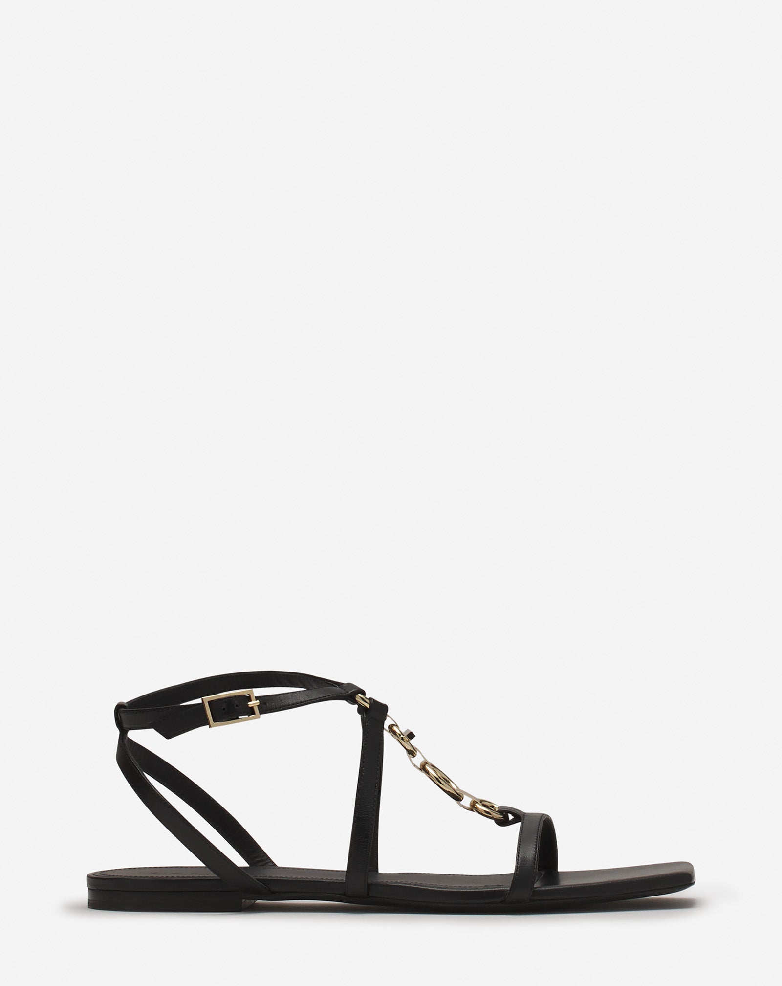 SANDALES PLATES MESURE EN CUIR
