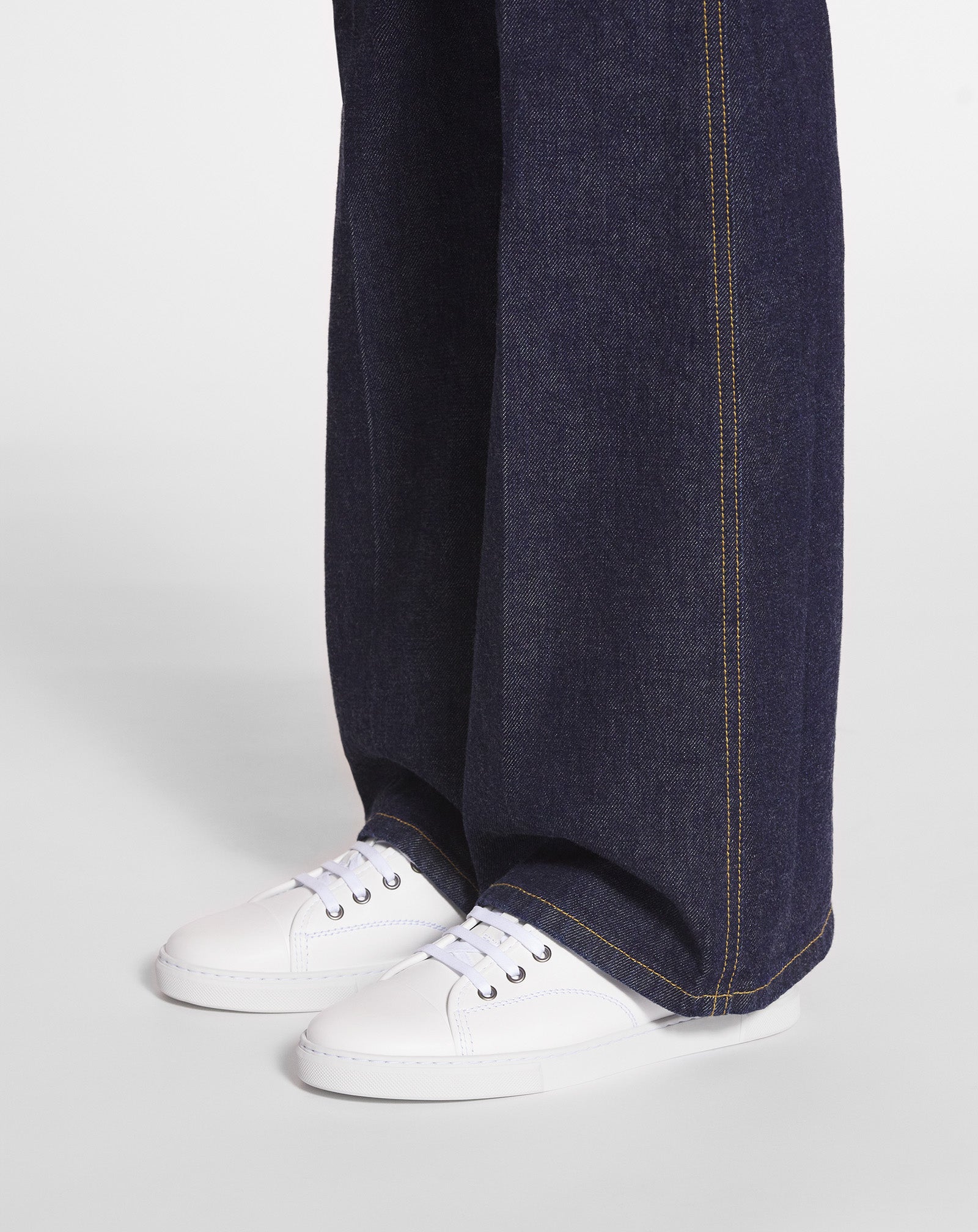 SNEAKERS DBB1 EN CUIR BLANC