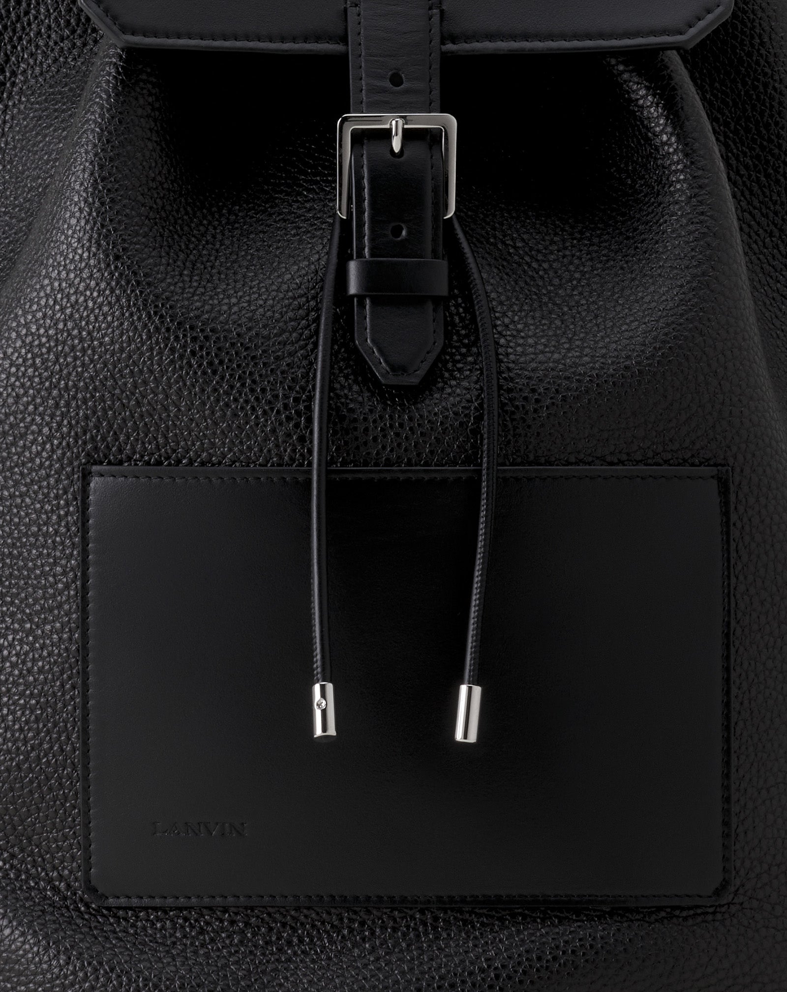 SAC À DOS CATCH BY LANVIN EN CUIR NOIR