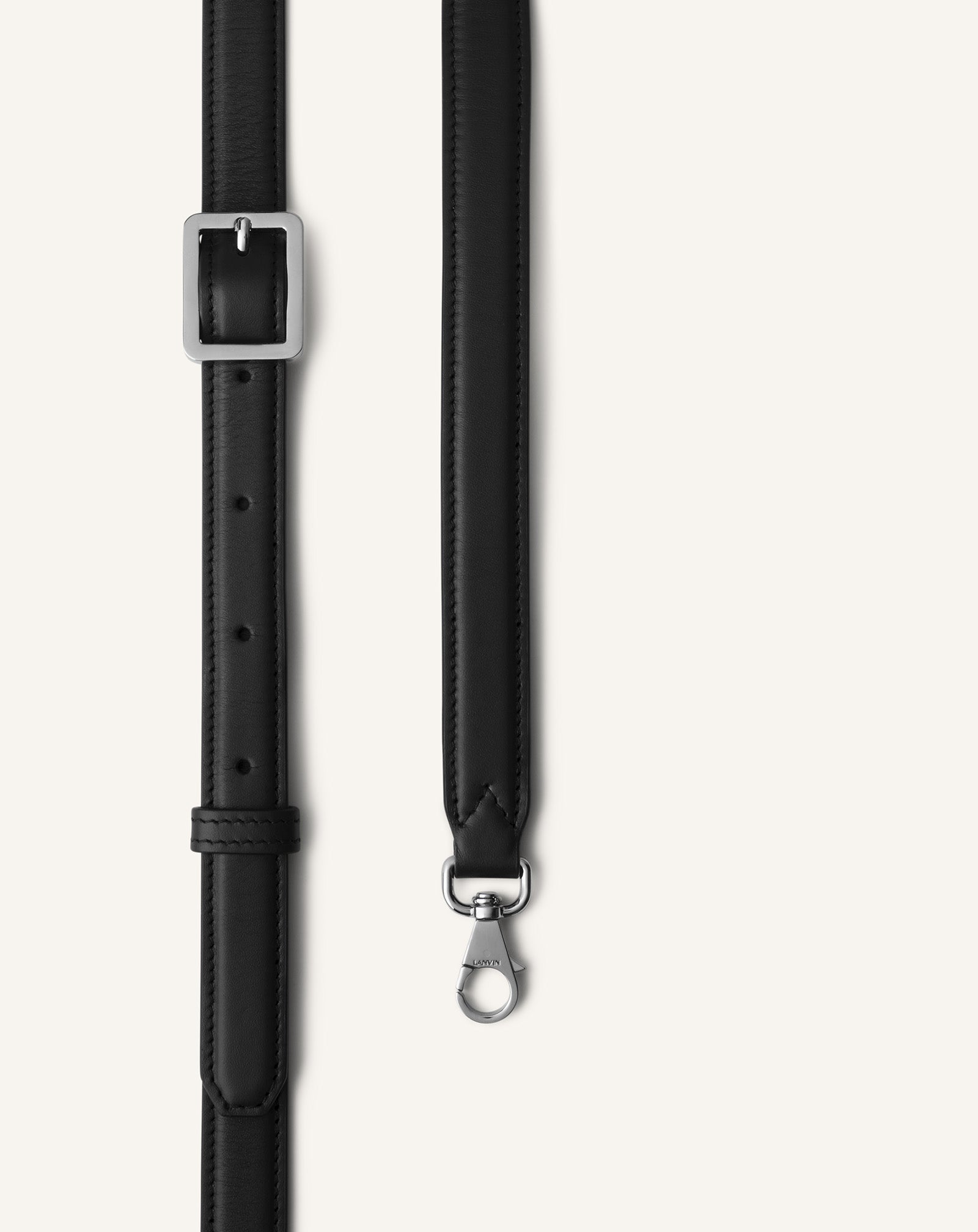 SAC POCHETTE COMPAGNON EN CUIR NOIR