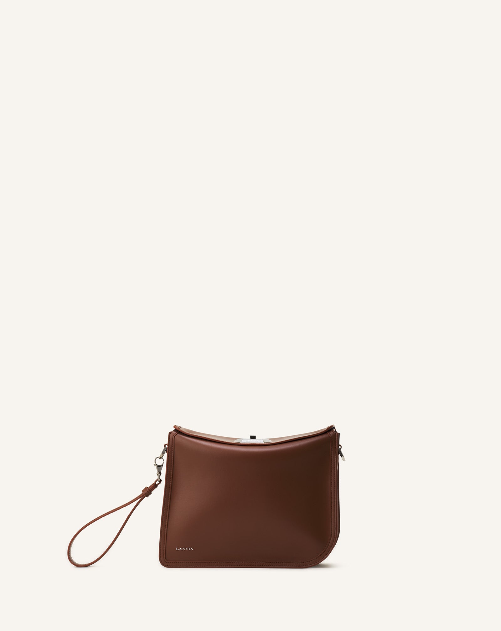 SAC POCHETTE COMPAGNON ASYMÉTRIQUE EN CUIR