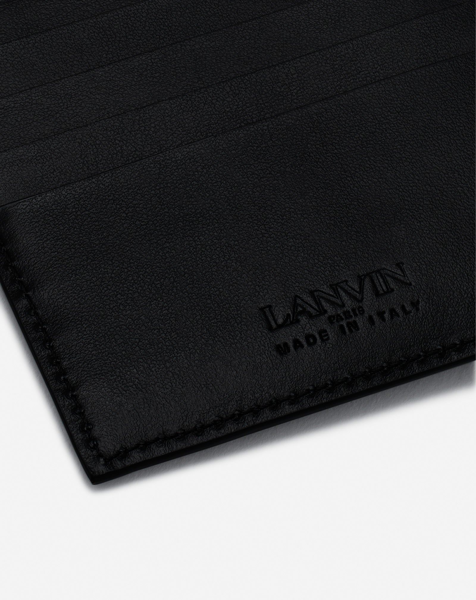 PORTEFEUILLE LANVIN SIGNATURE EN CUIR
