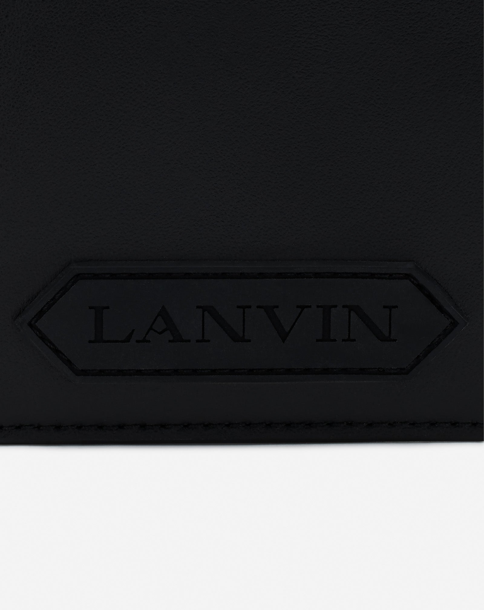 PORTEFEUILLE LANVIN SIGNATURE EN CUIR