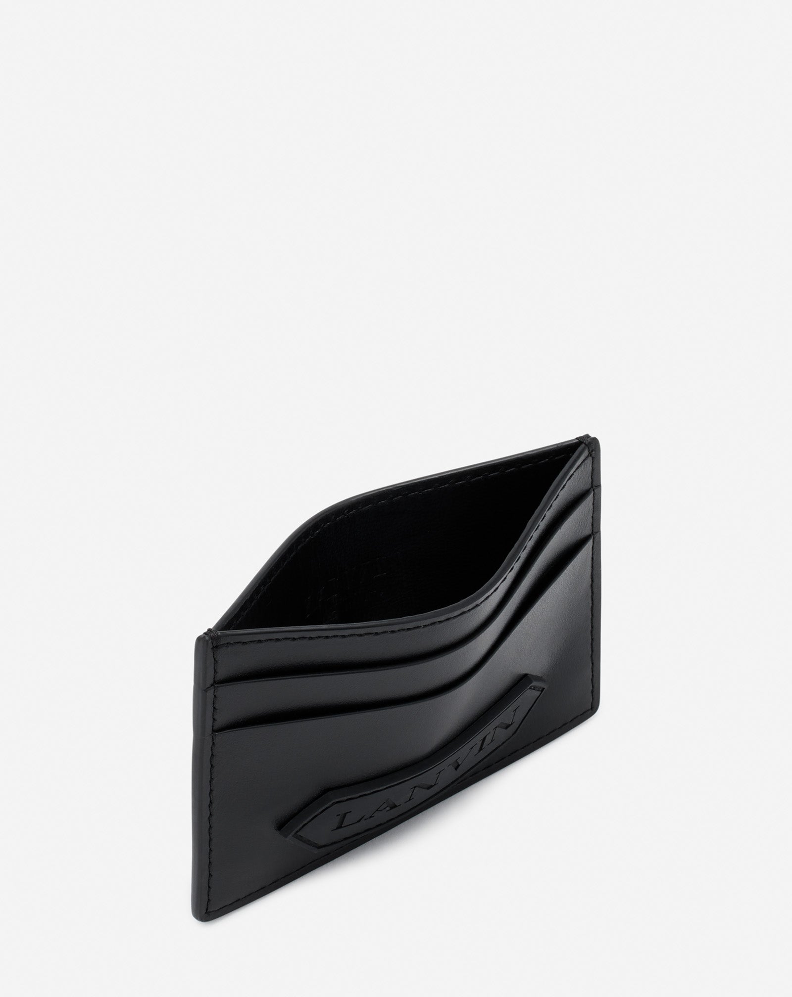 PORTE-CARTES LANVIN SIGNATURE EN CUIR