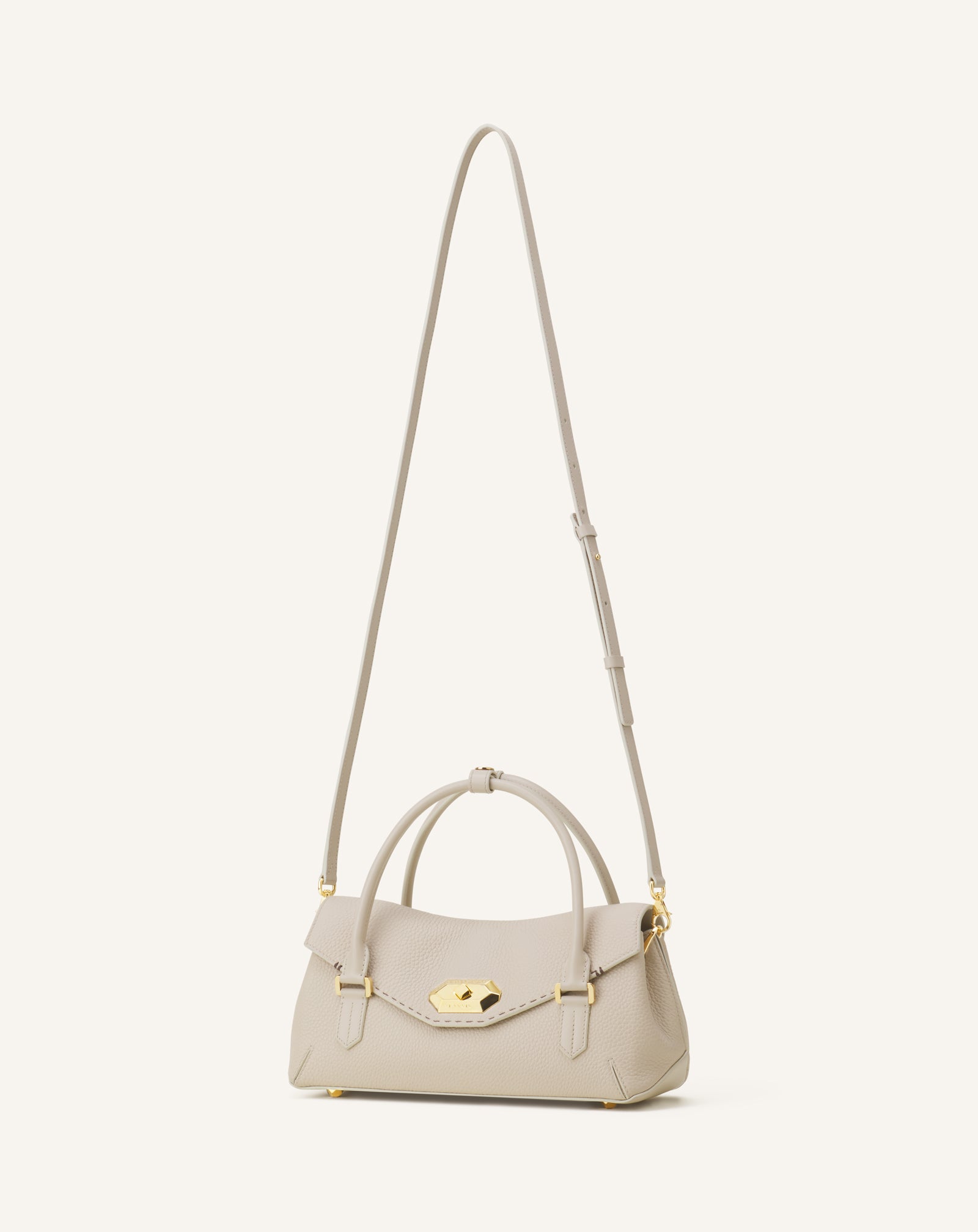 SAC LE CONFIDENT BY LANVIN 26 EN CUIR BLANC
