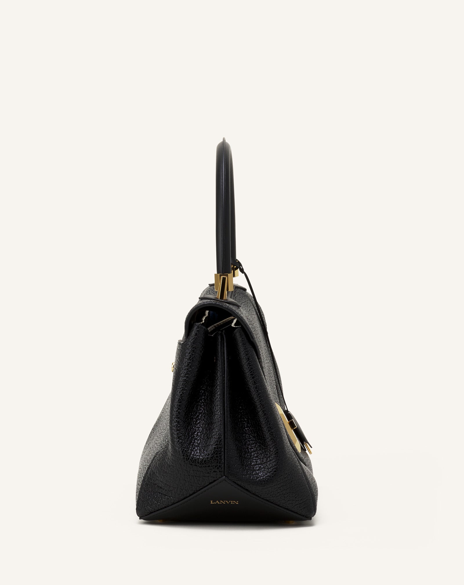 SAC LE CONFIDENT BY LANVIN EN CUIR NOIR