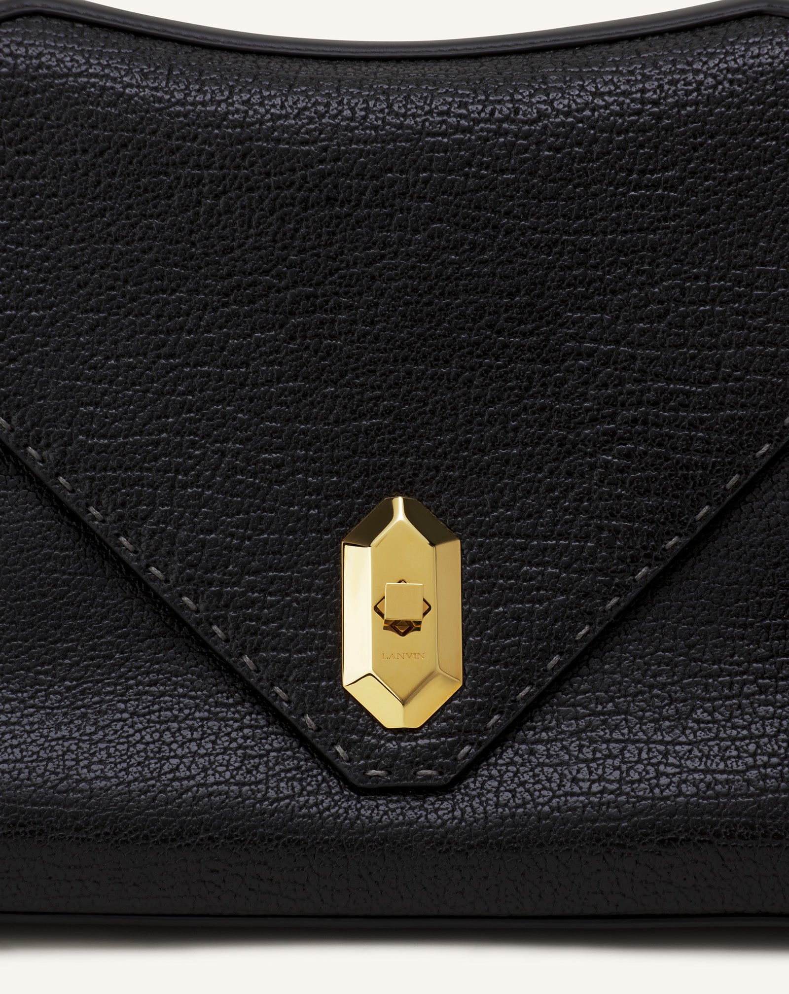 SAC LE CONFIDENT BY LANVIN EN CUIR NOIR