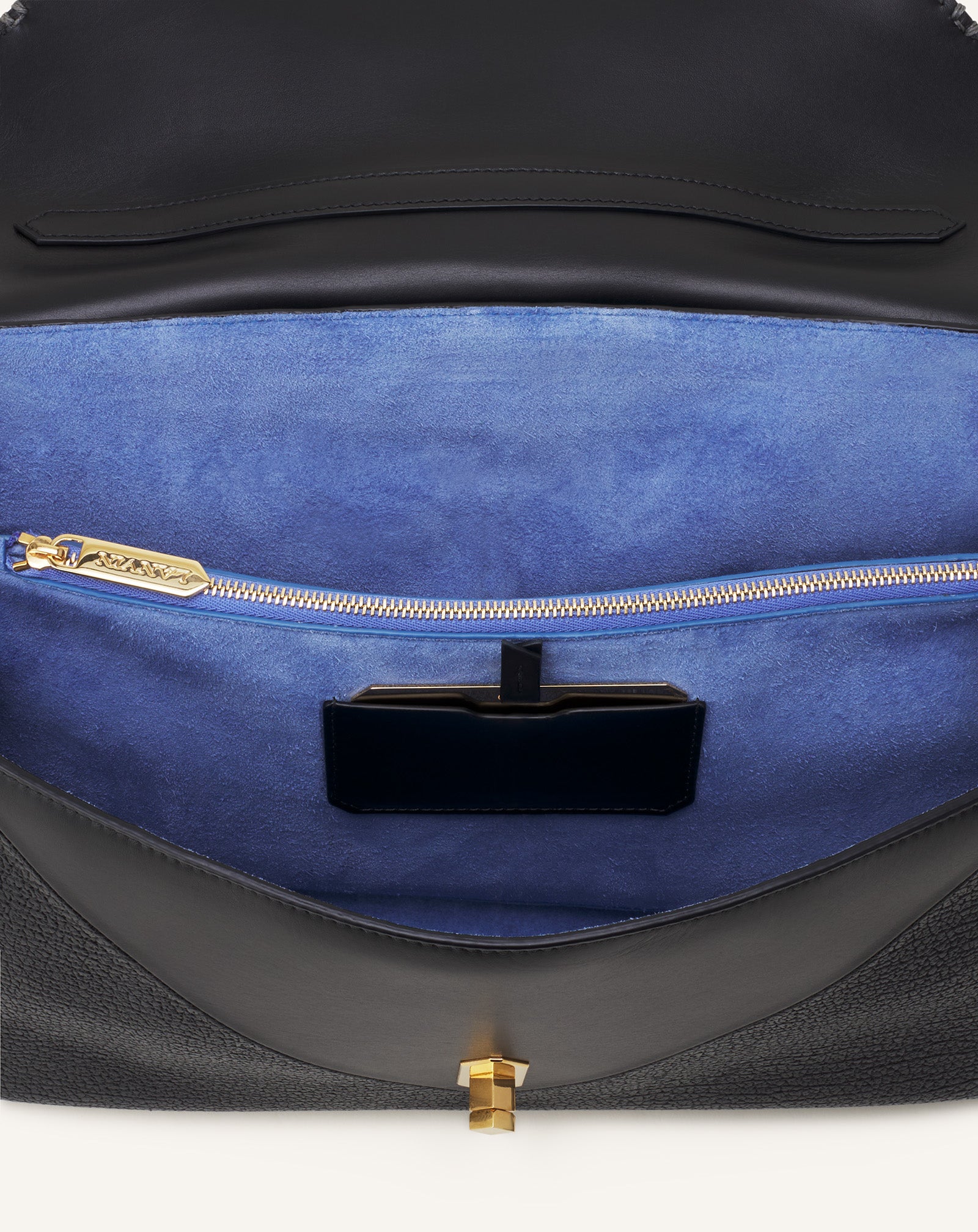 SAC LE CONFIDENT BY LANVIN EN CUIR NOIR