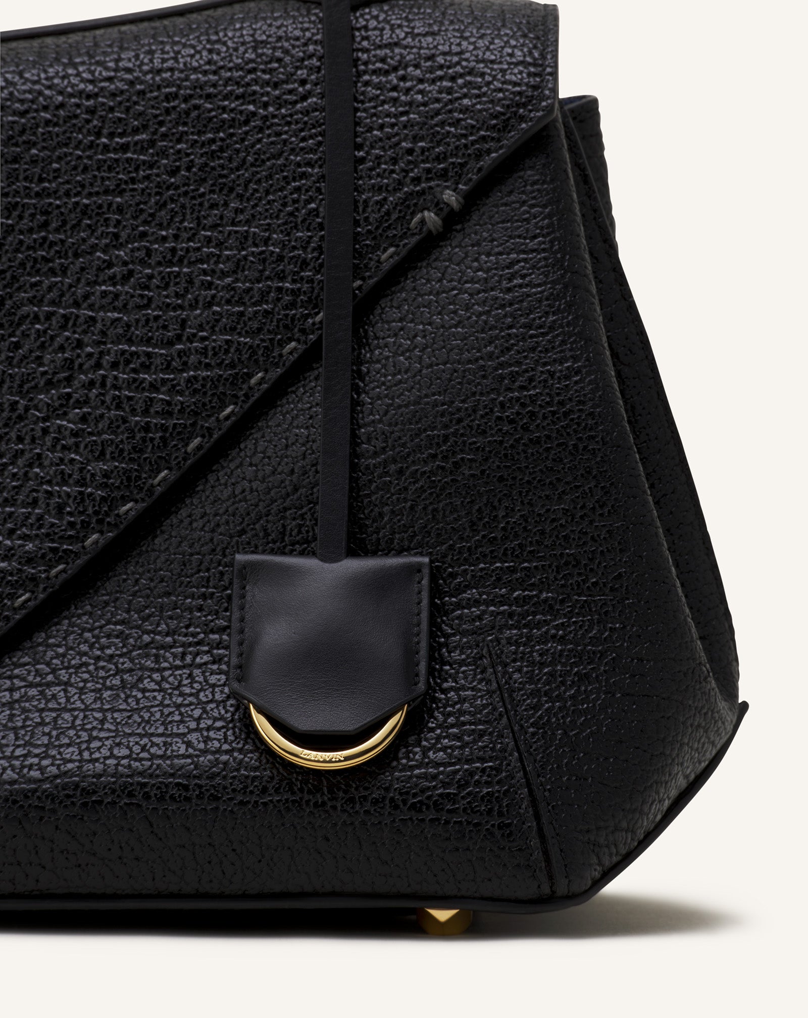 SAC LE CONFIDENT BY LANVIN EN CUIR NOIR