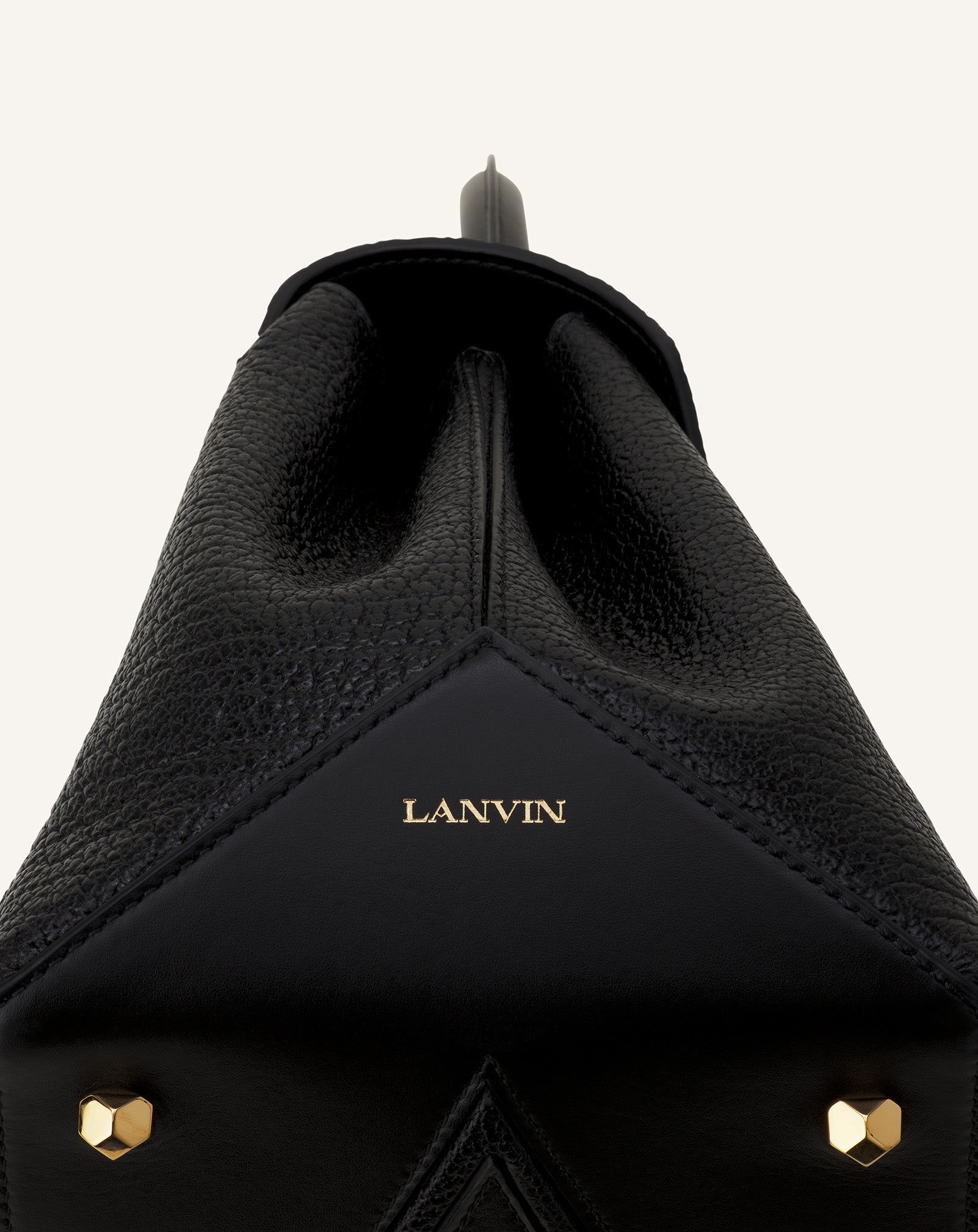 SAC LE CONFIDENT BY LANVIN EN CUIR NOIR