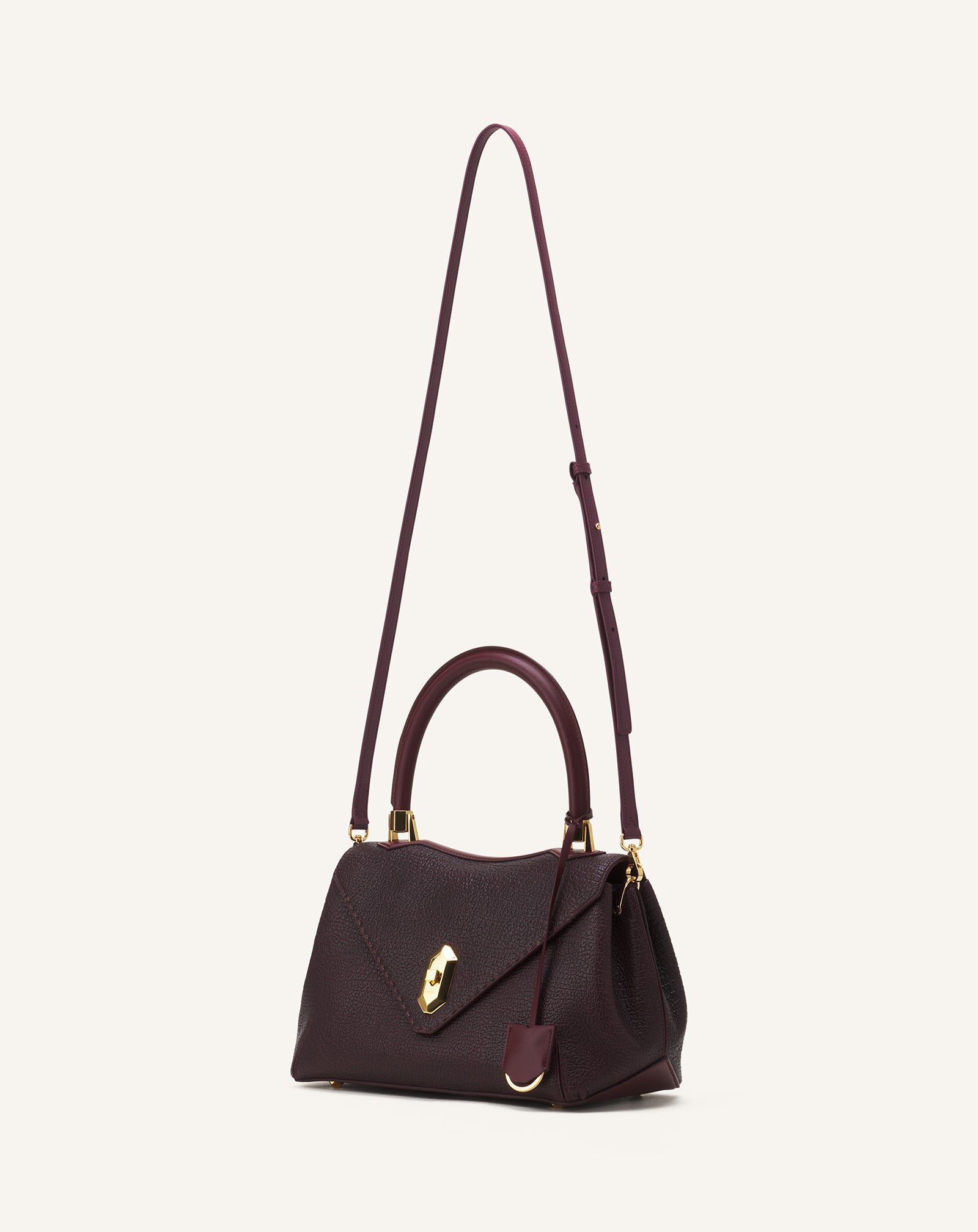 SAC LE CONFIDENT BY LANVIN EN CUIR MARRON