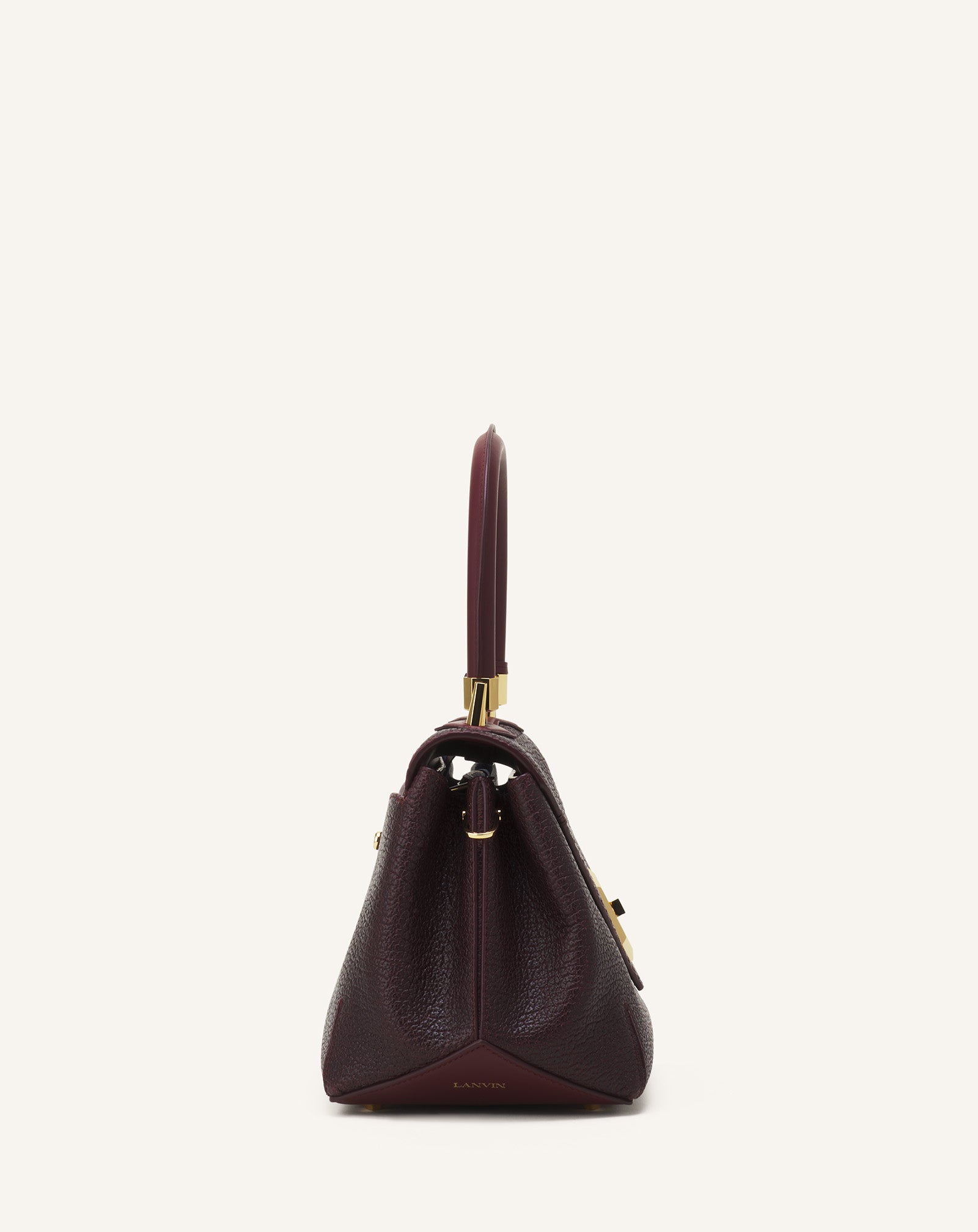 SAC LE CONFIDENT BY LANVIN EN CUIR MARRON