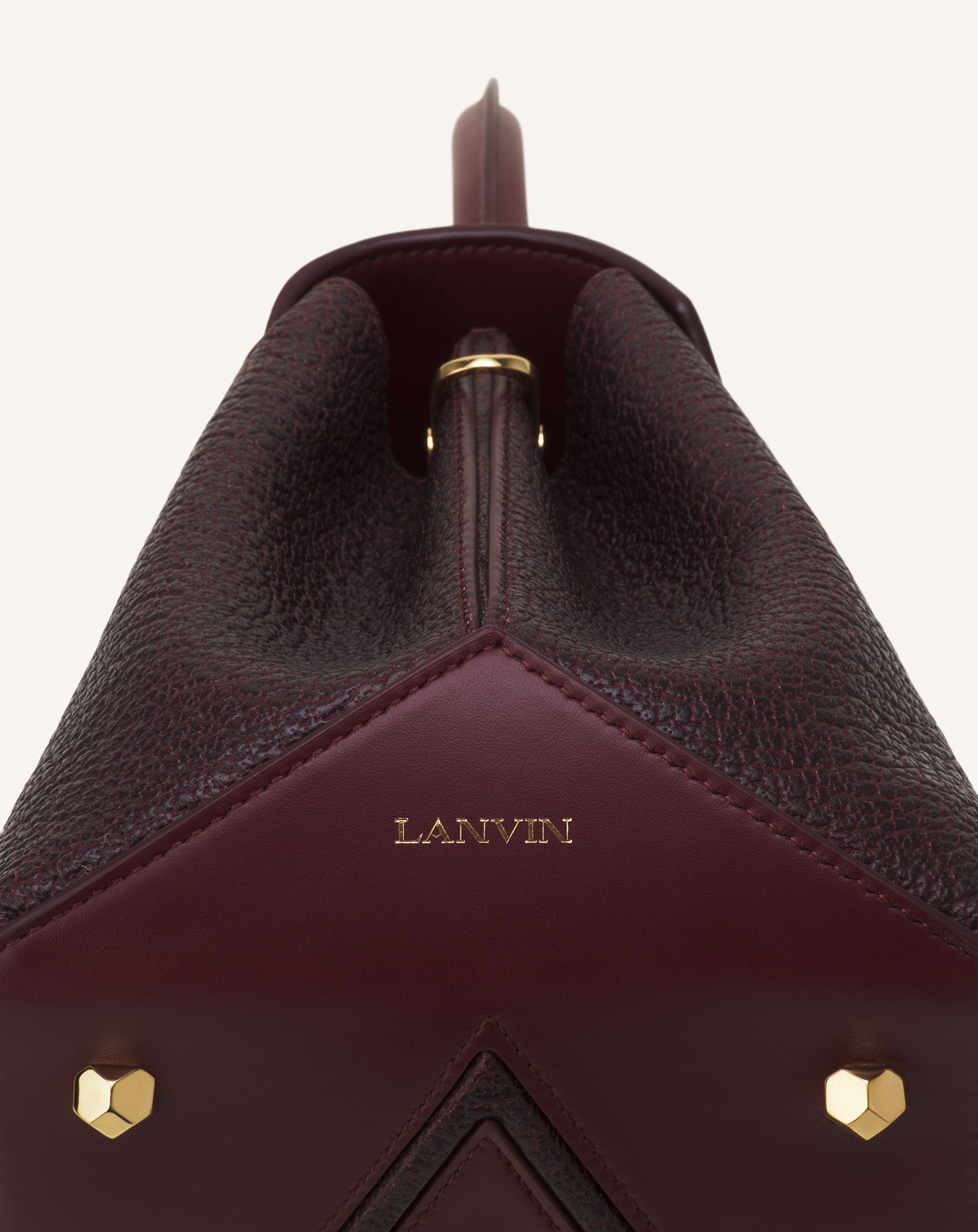 SAC LE CONFIDENT BY LANVIN EN CUIR MARRON