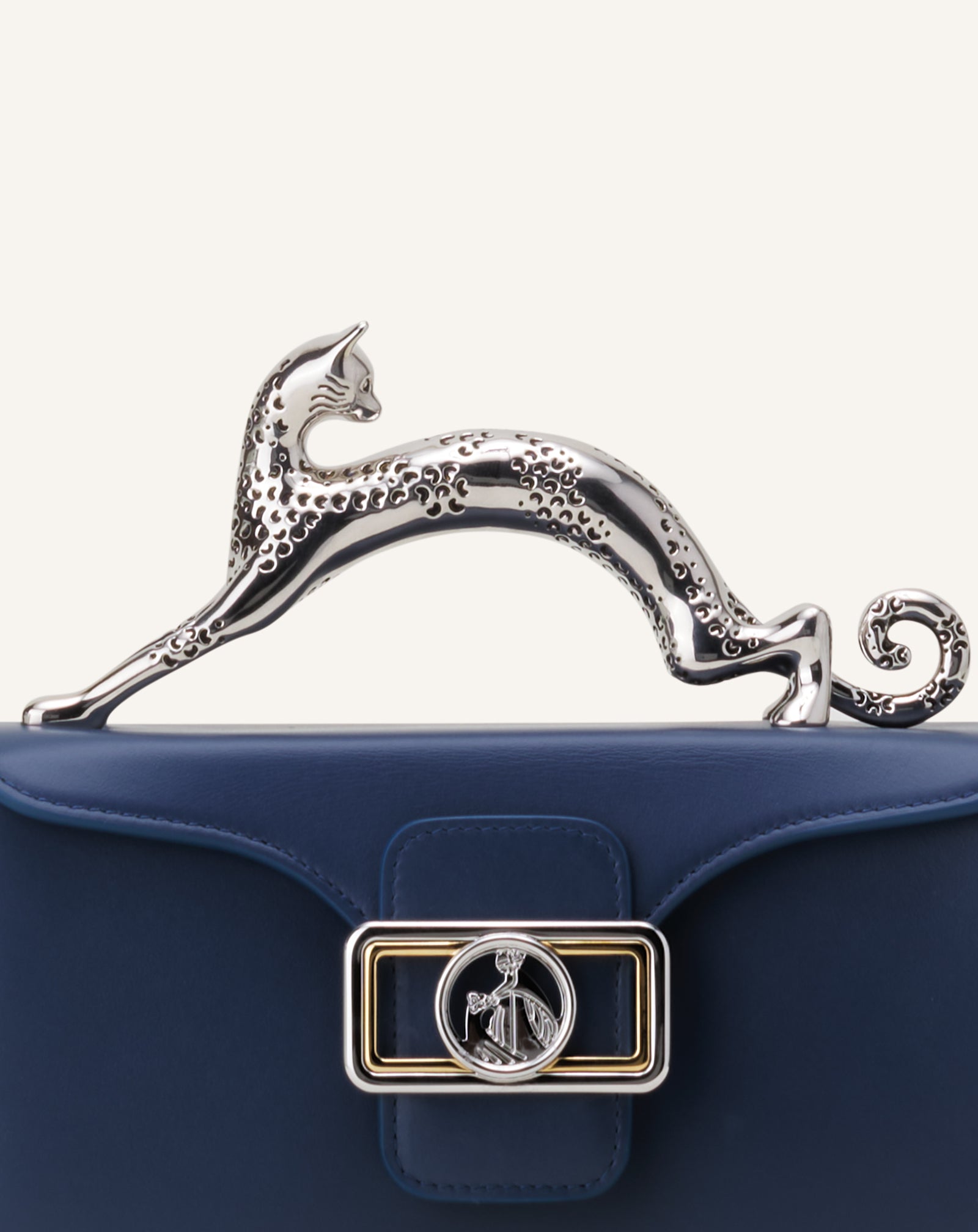 SAC PENCIL CAT NANO EN CUIR