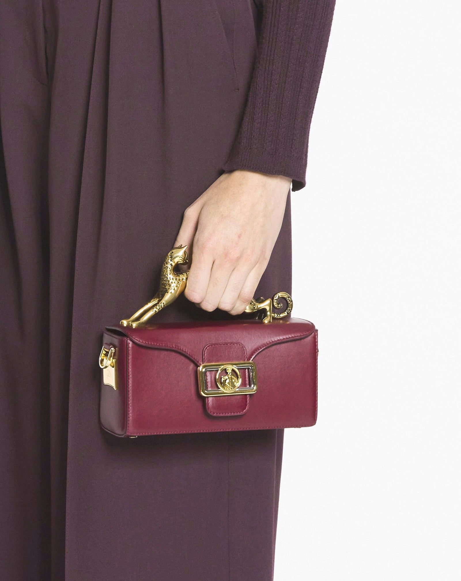 SAC PENCIL CAT NANO EN CUIR