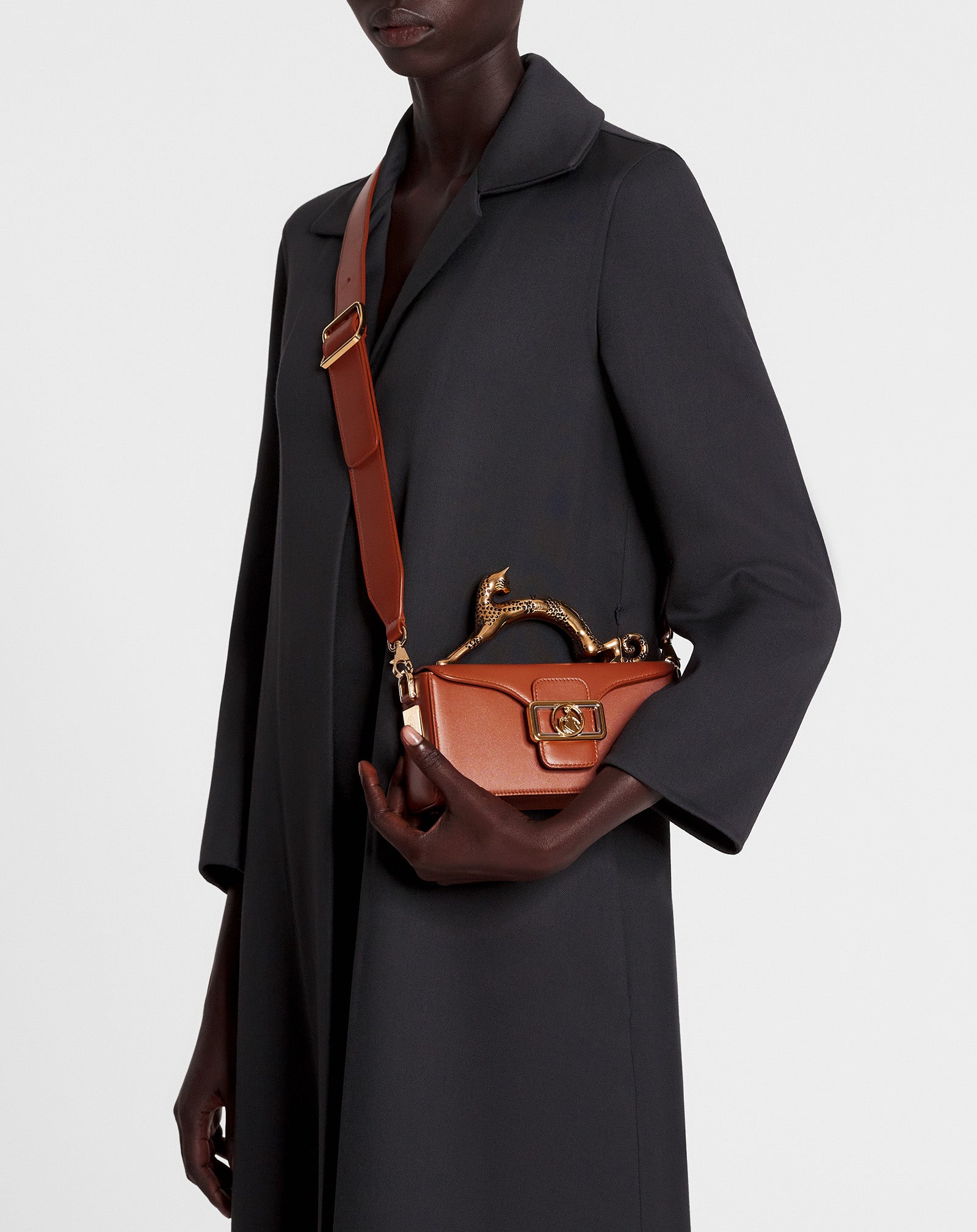 SAC PENCIL CAT NANO EN CUIR