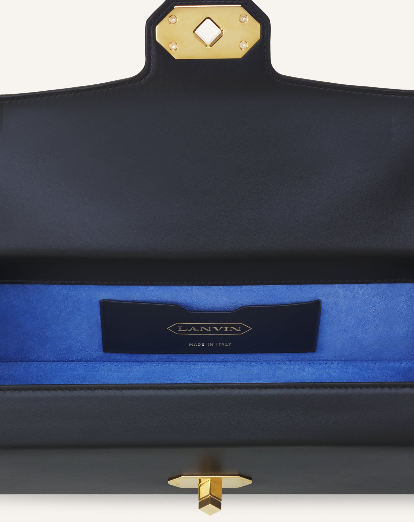 SAC PENCIL CAT EN CUIR NOIR