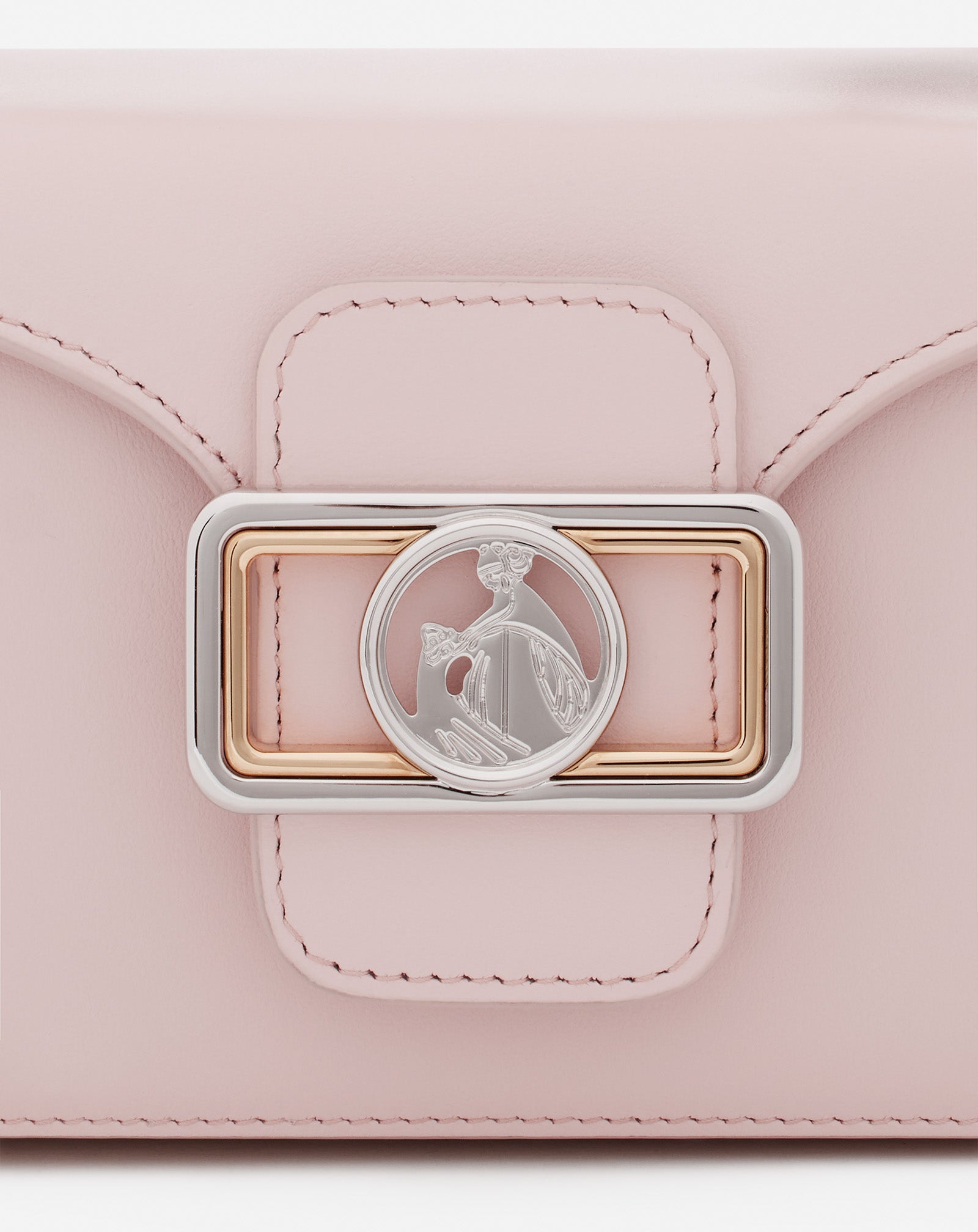 SAC PENCIL CAT NANO EN CUIR ROSE