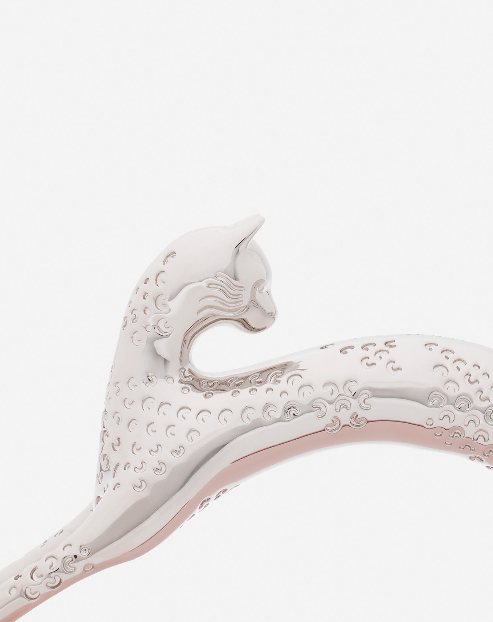 SAC PENCIL CAT NANO EN CUIR ROSE