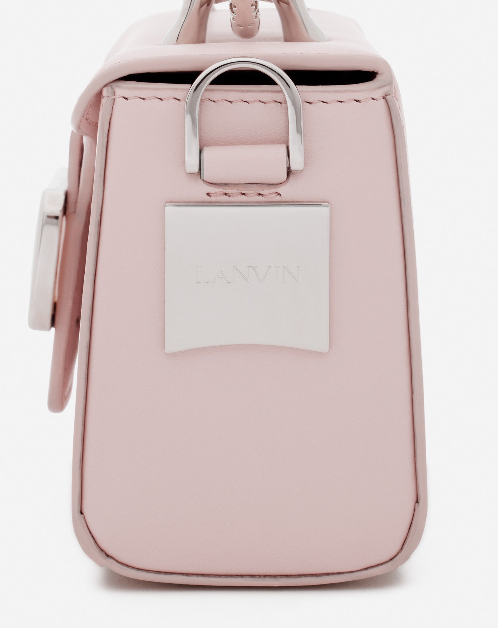 SAC PENCIL CAT NANO EN CUIR ROSE