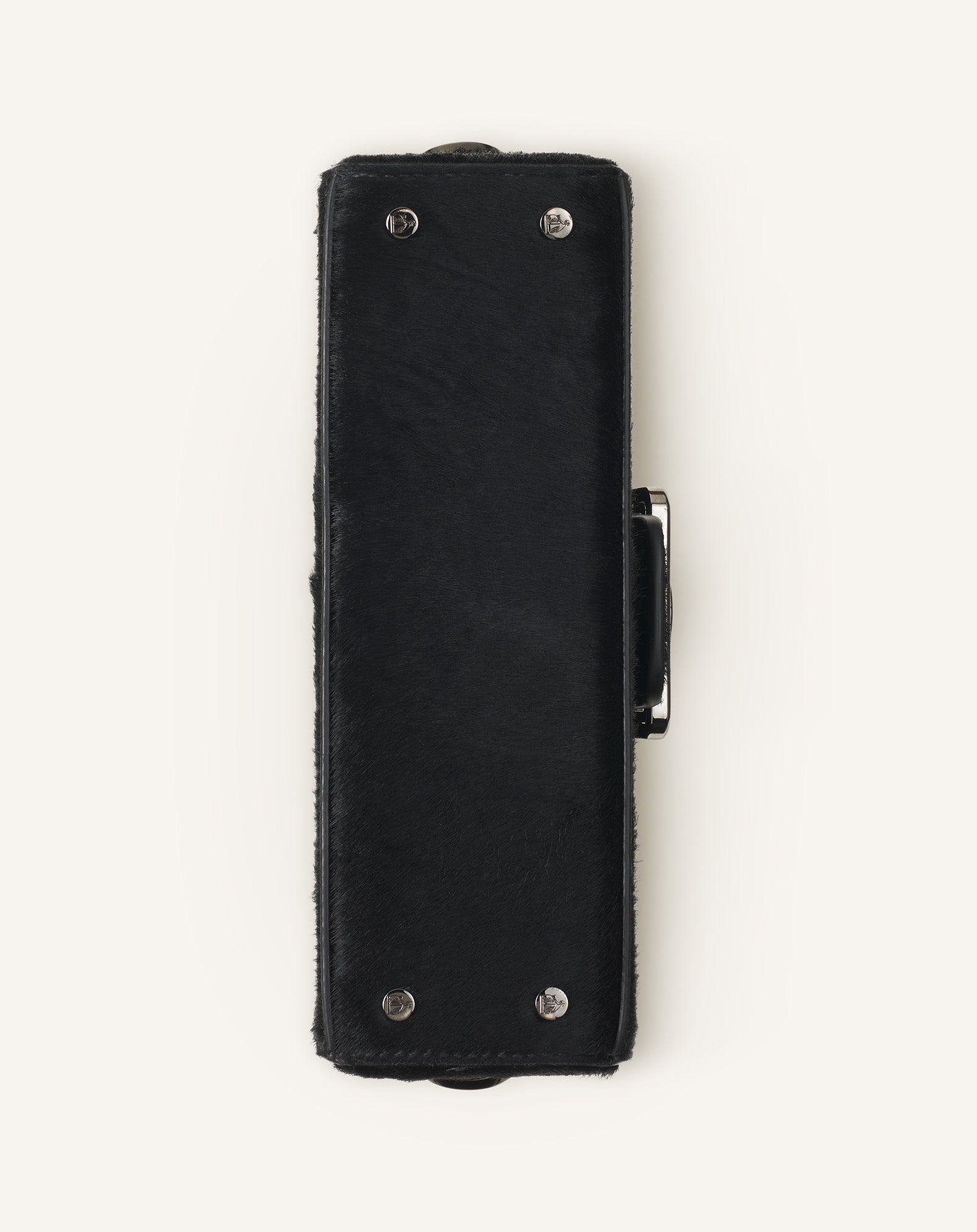 SAC PENCIL CAT NANO EN CUIR À EFFET PONY ET STRASS