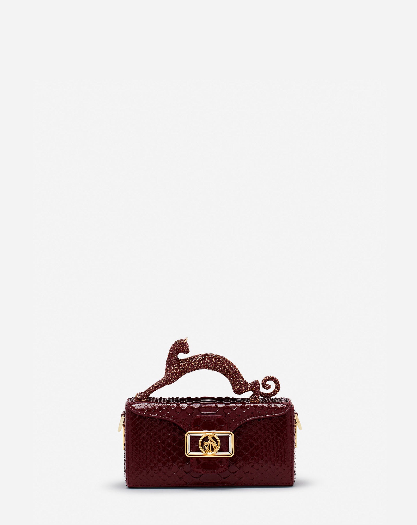 SAC PENCIL CAT EN PYTHON ET STRASS​