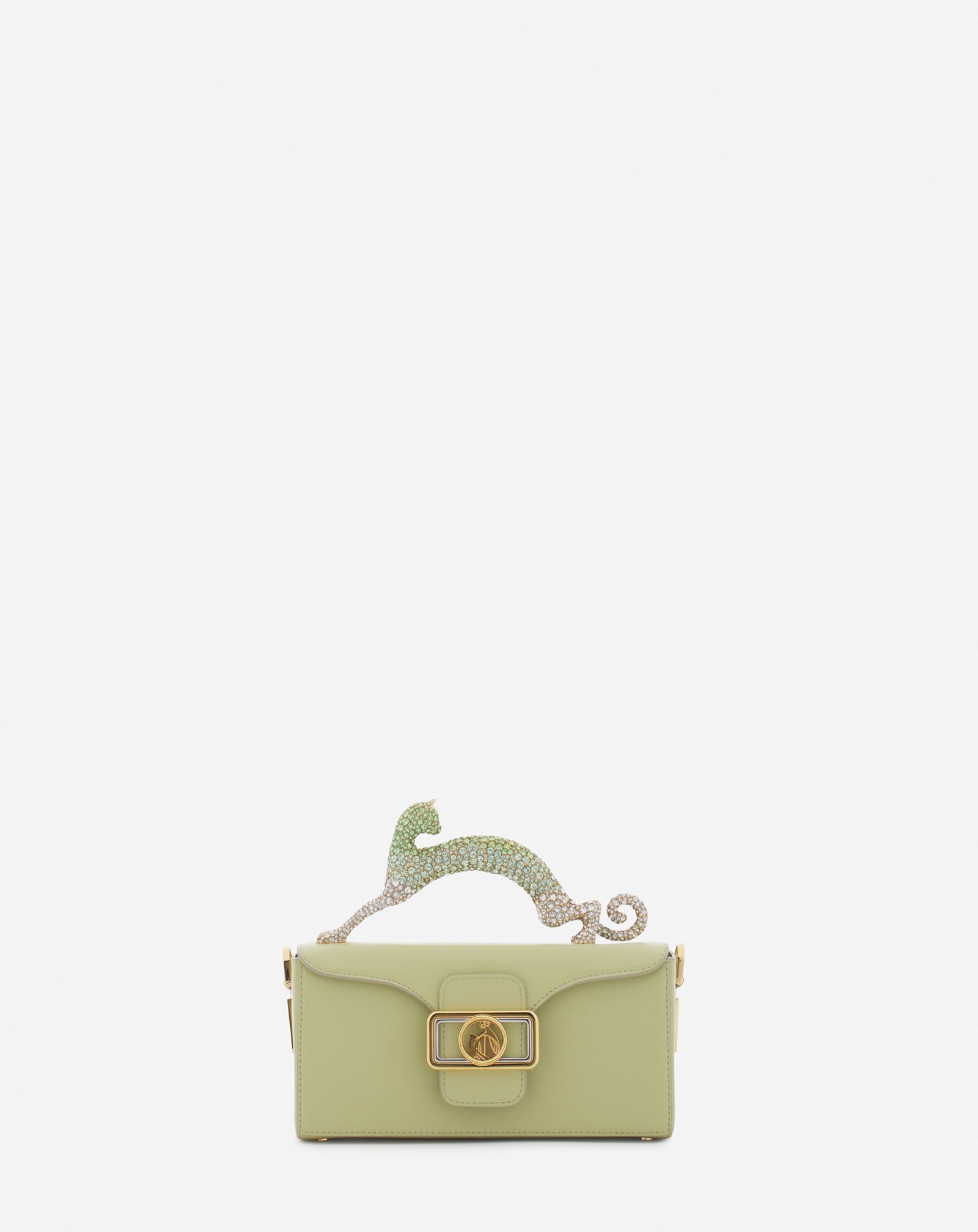 SAC PENCIL CAT NANO EN CUIR ET STRASS