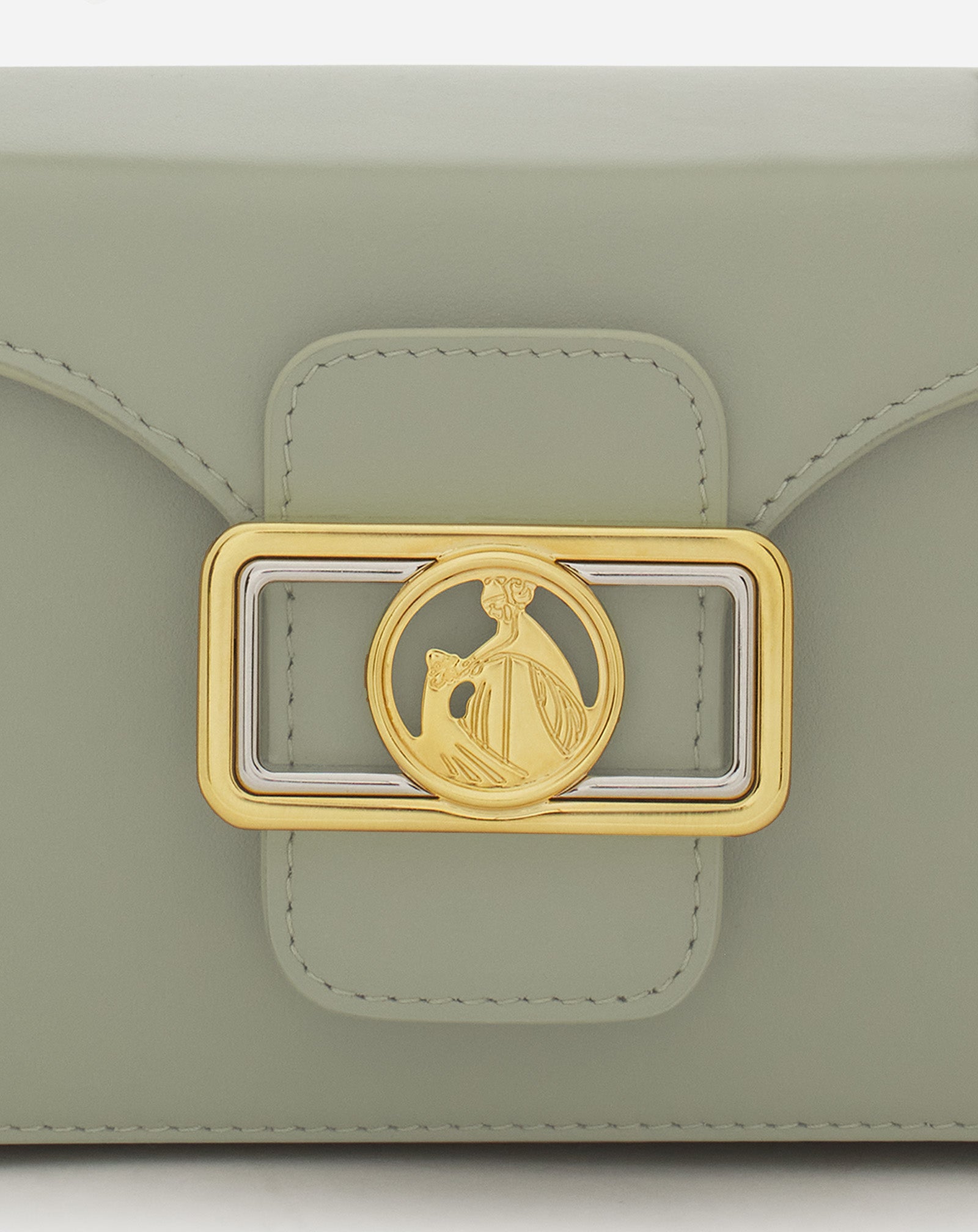 SAC PENCIL CAT NANO EN CUIR ET STRASS BLANC