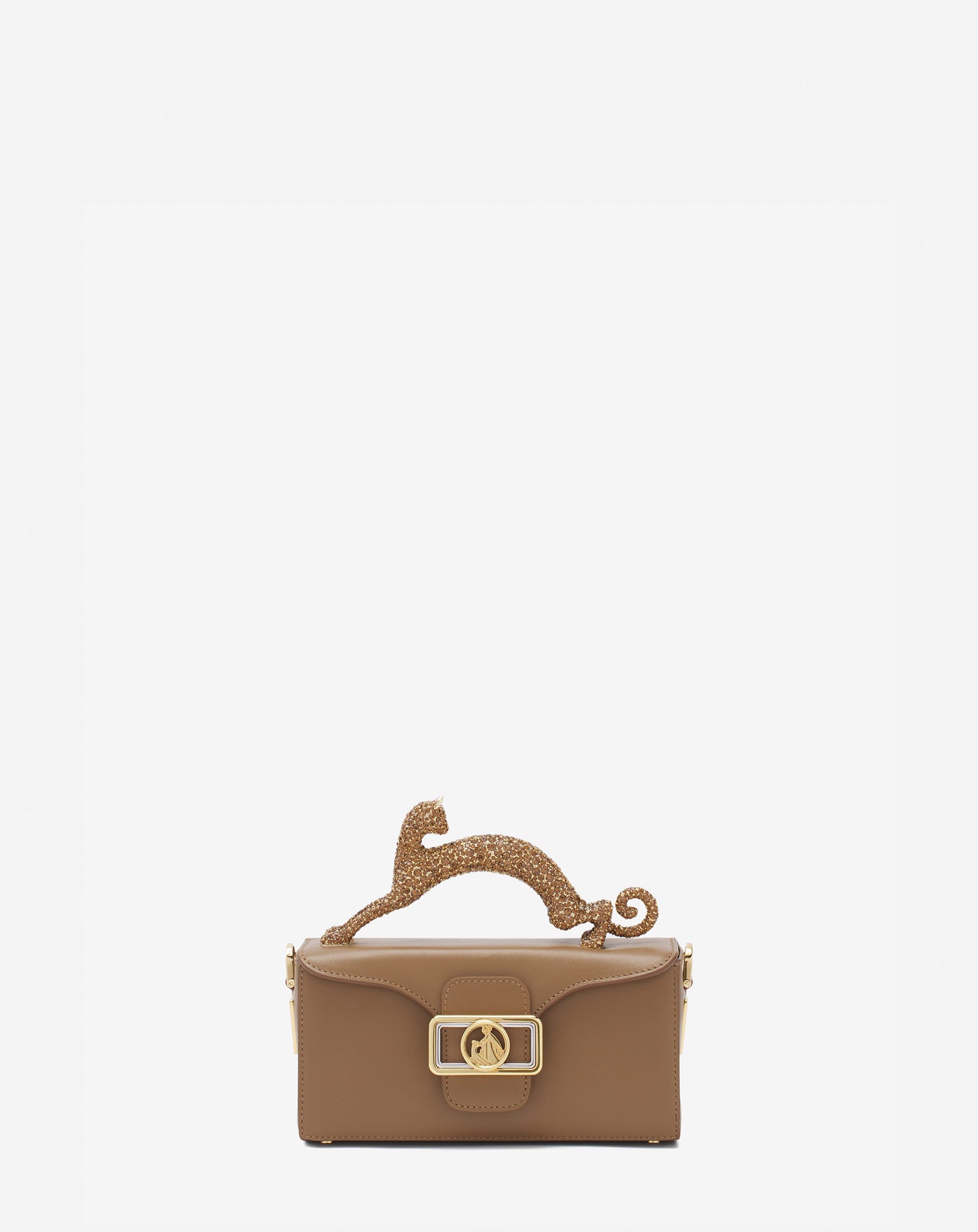 SAC PENCIL CAT NANO EN CUIR ET STRASS