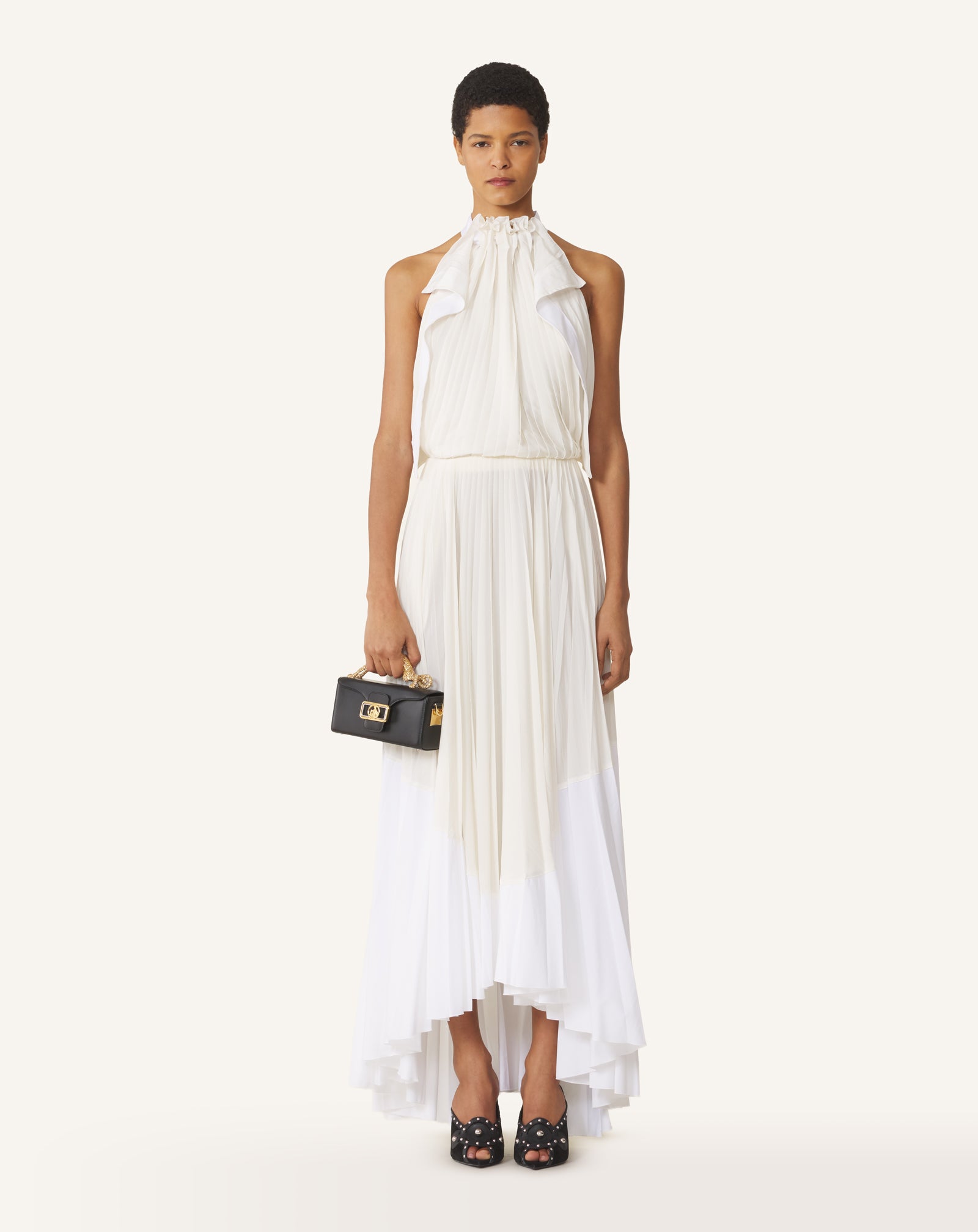 SAC PENCIL CAT NANO EN CUIR AVEC STRASS